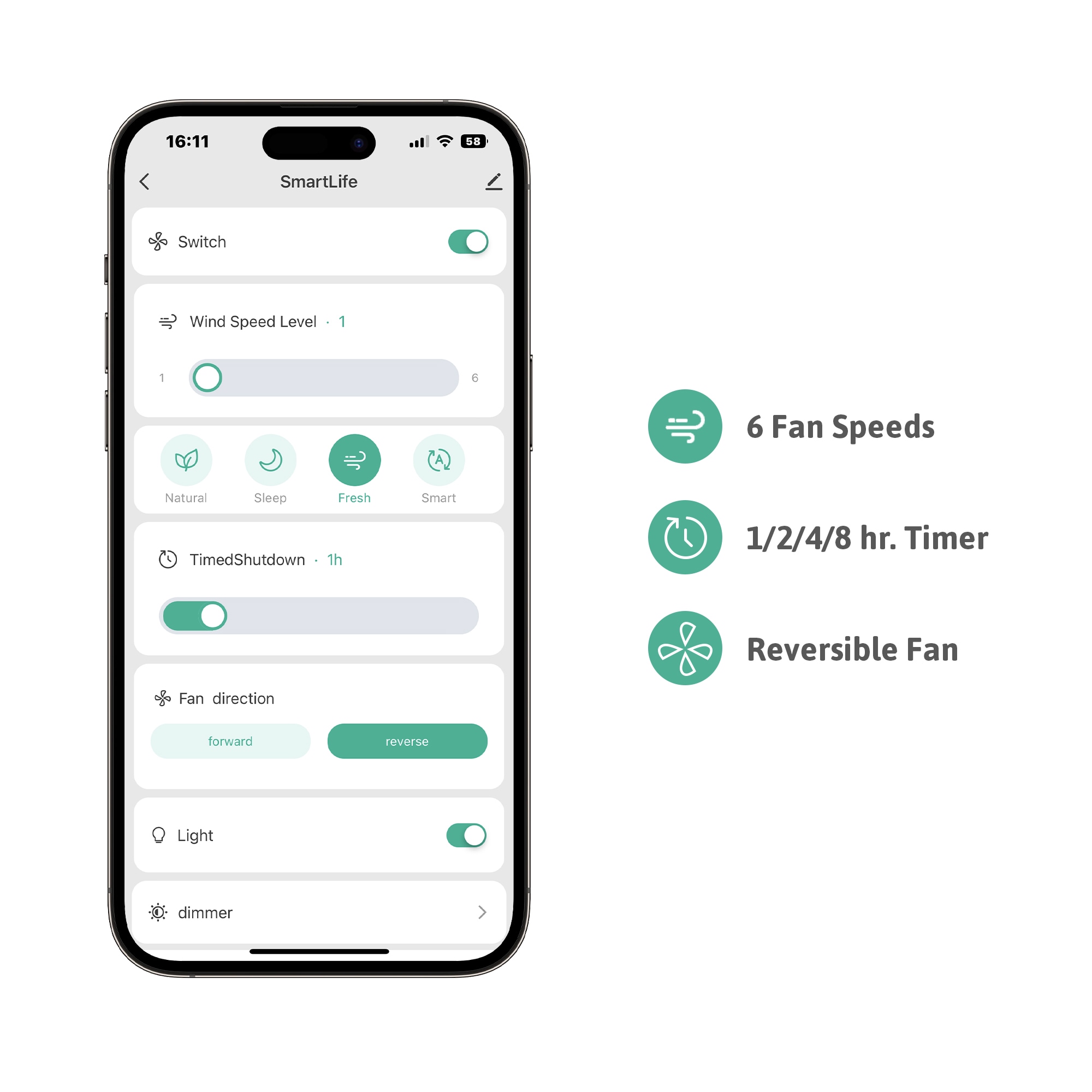 CO-Z CFN-1302-NW Ceiling-Fans - View #5