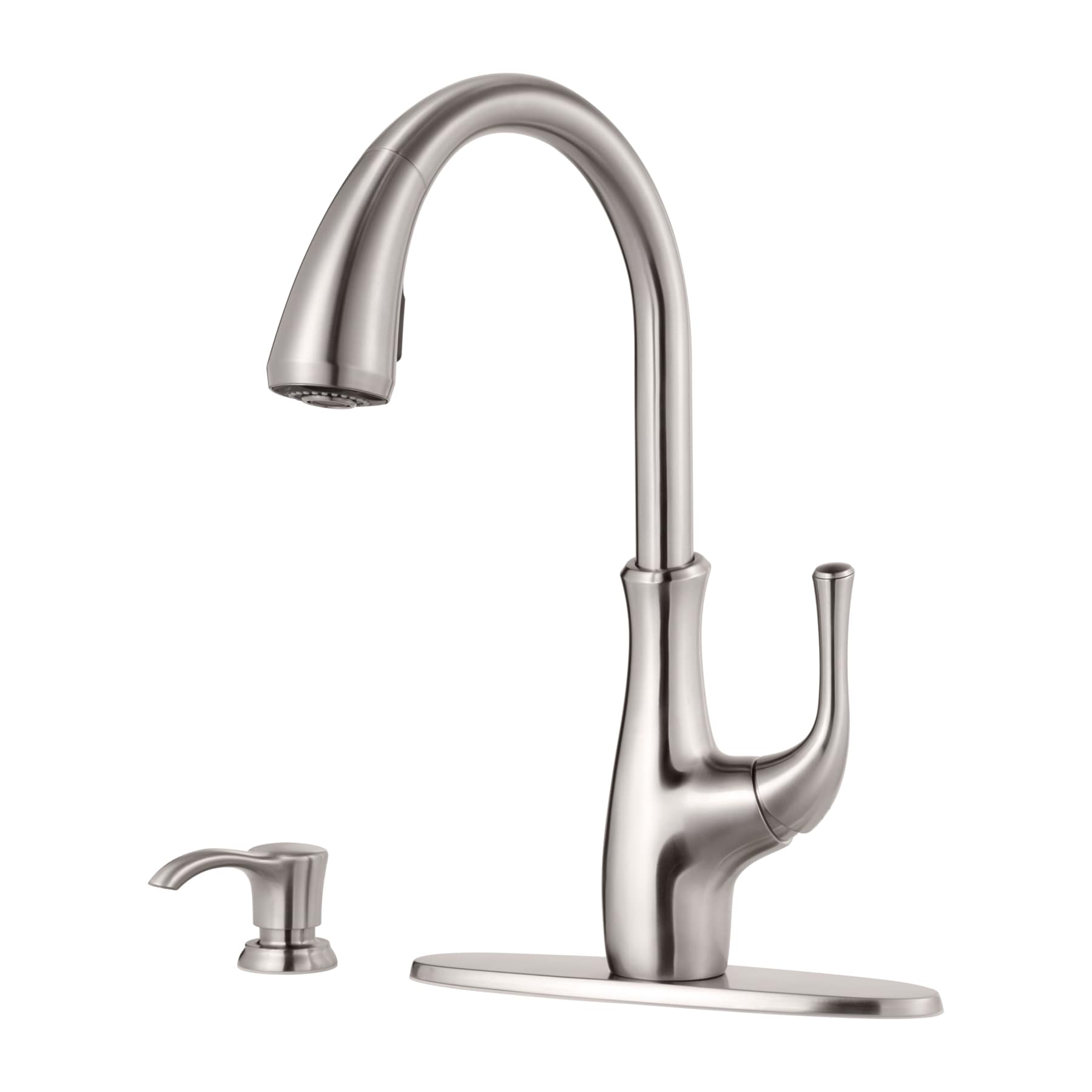 Pfister Vosa Spot Defense Stainless Steel Single Handle Pull-down ...