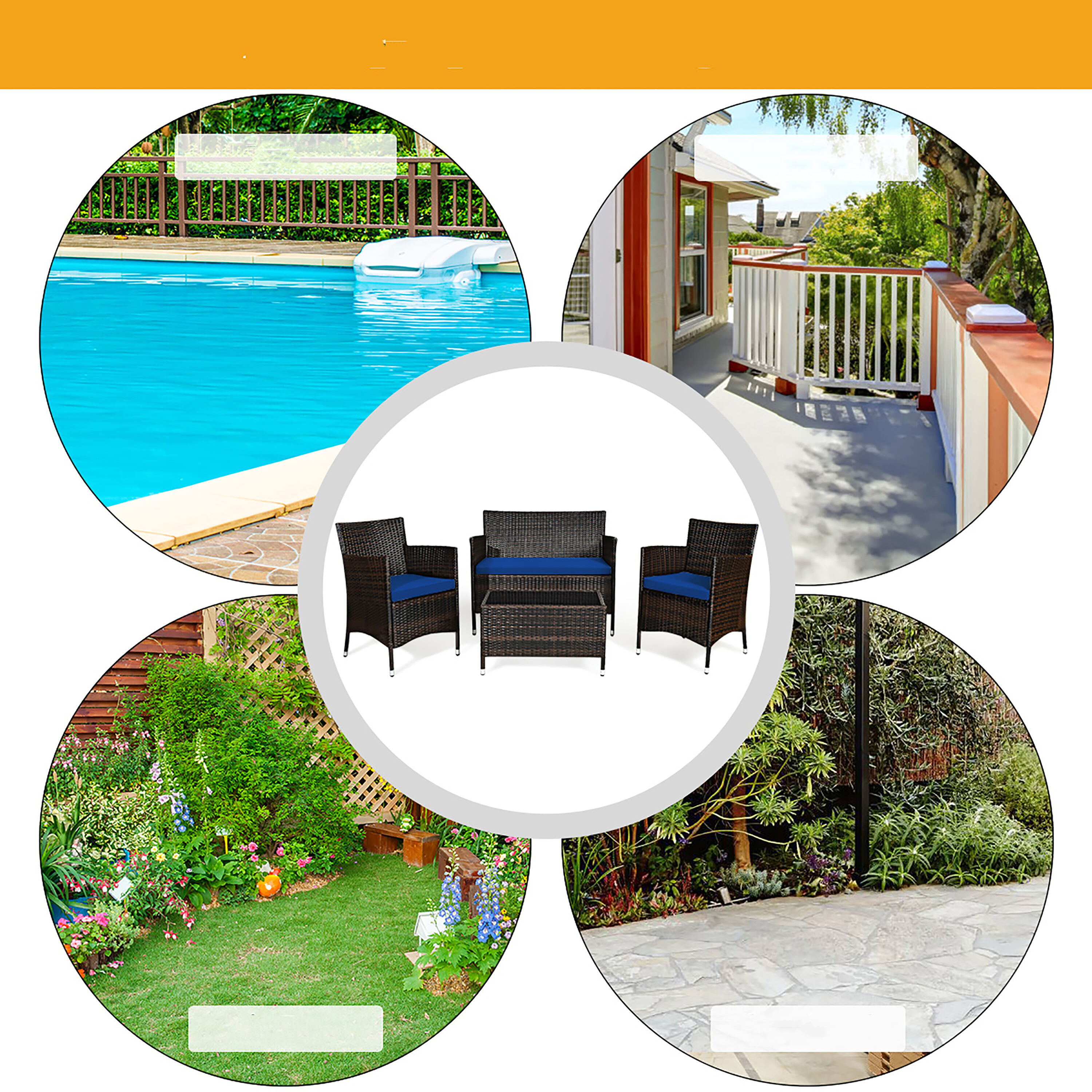 Costway HW67772NY Patio-Conversation-Sets - View #7