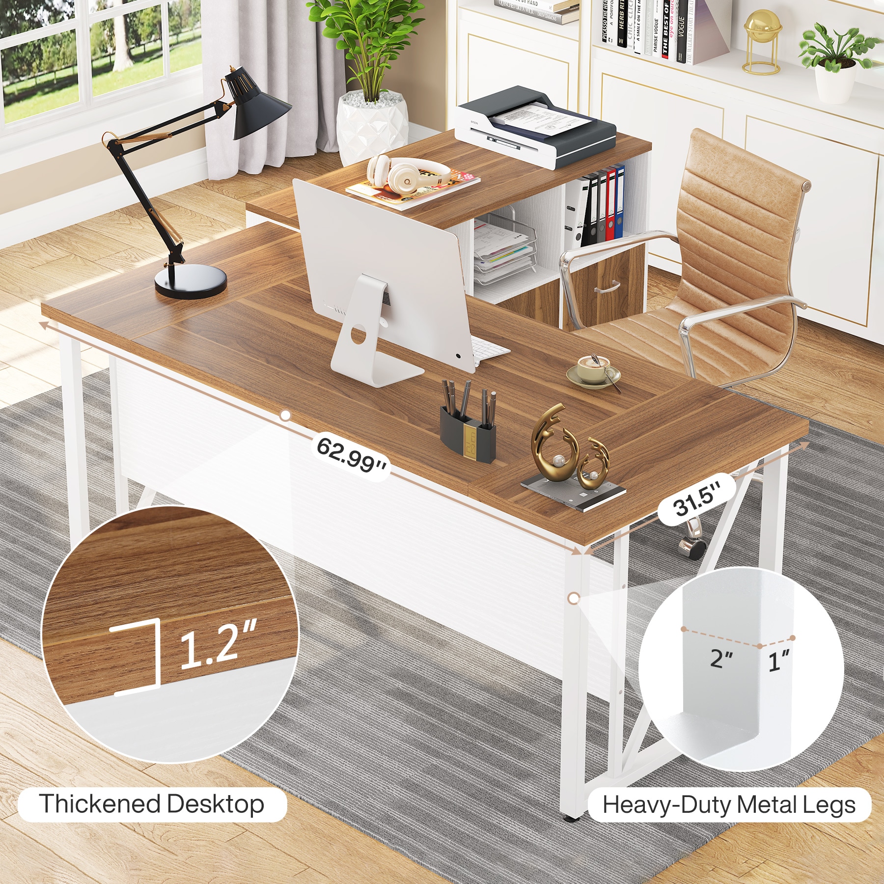 Tribesigns LWFD-F1919 Office-Tables - View #3