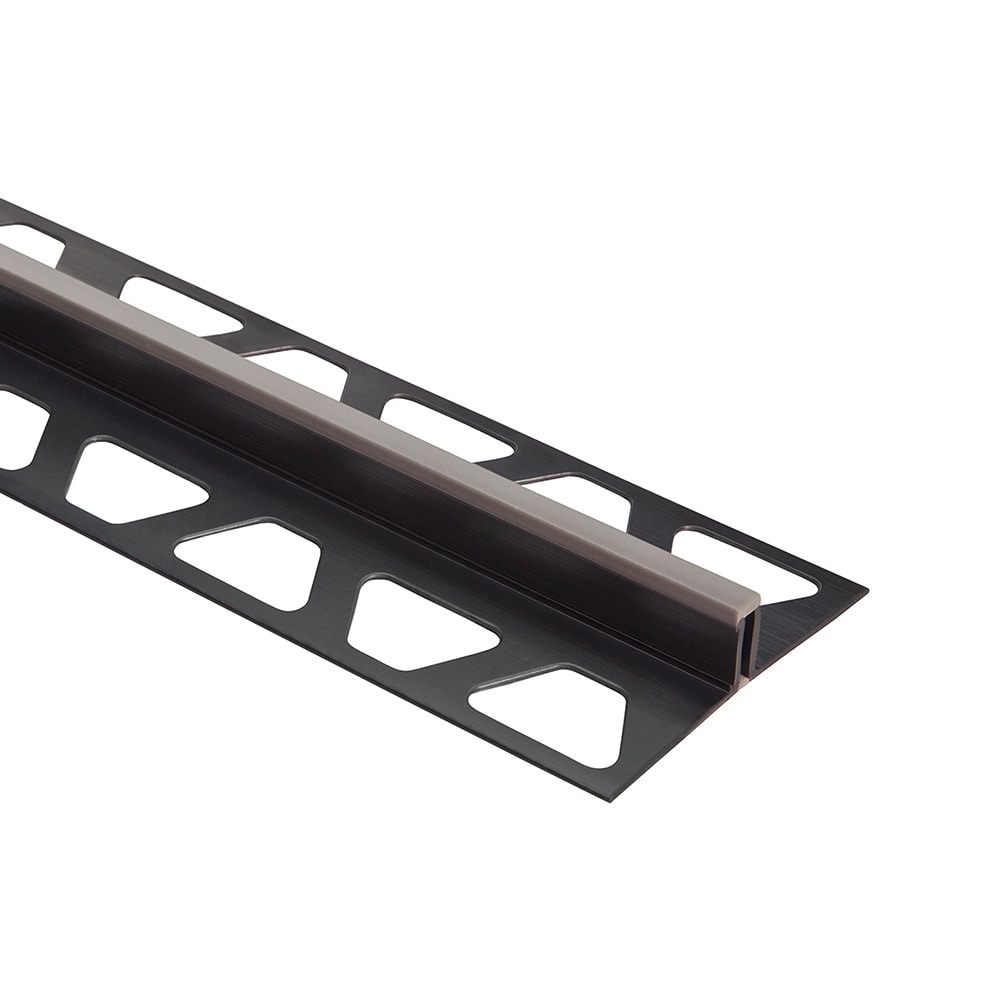 Schluter Systems BWS60FG Dilex-BWS 0.25-in W x 98.5-in L Grout grey PVC Movement joint Tile Edge Trim