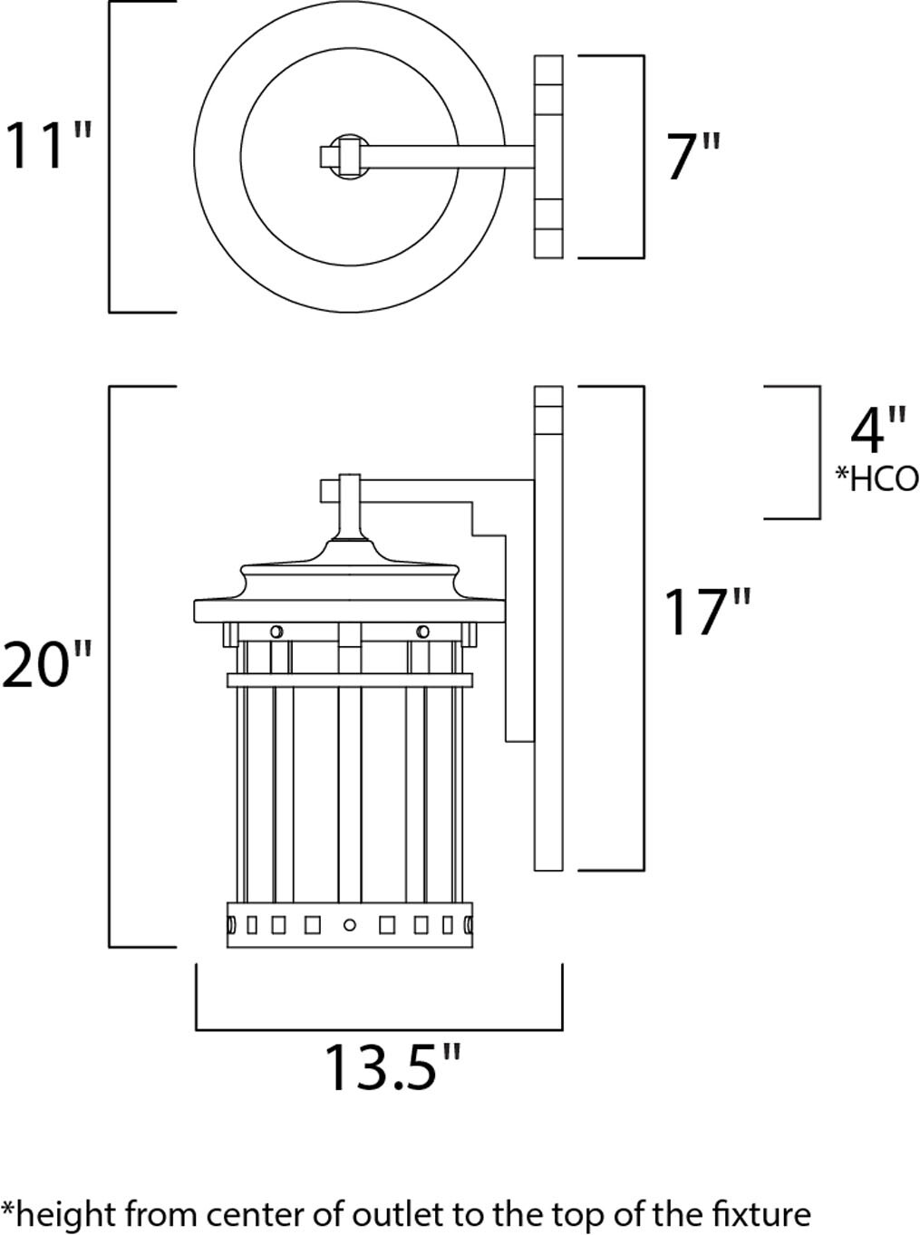 Maxim Lighting 40035CDSE Outdoor-Wall-Lighting - View #3