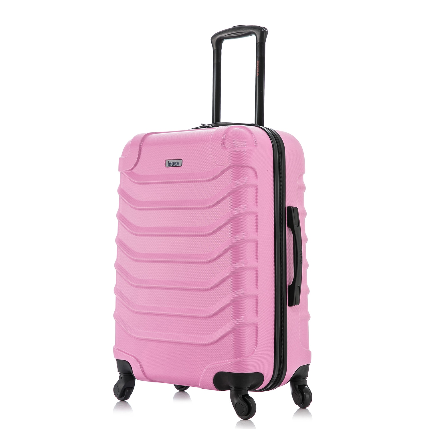InUSA IUEND00M-PNK 16.92 x 10.23 x 25.39 PINK Polycarbonate Hardshell Suitcase