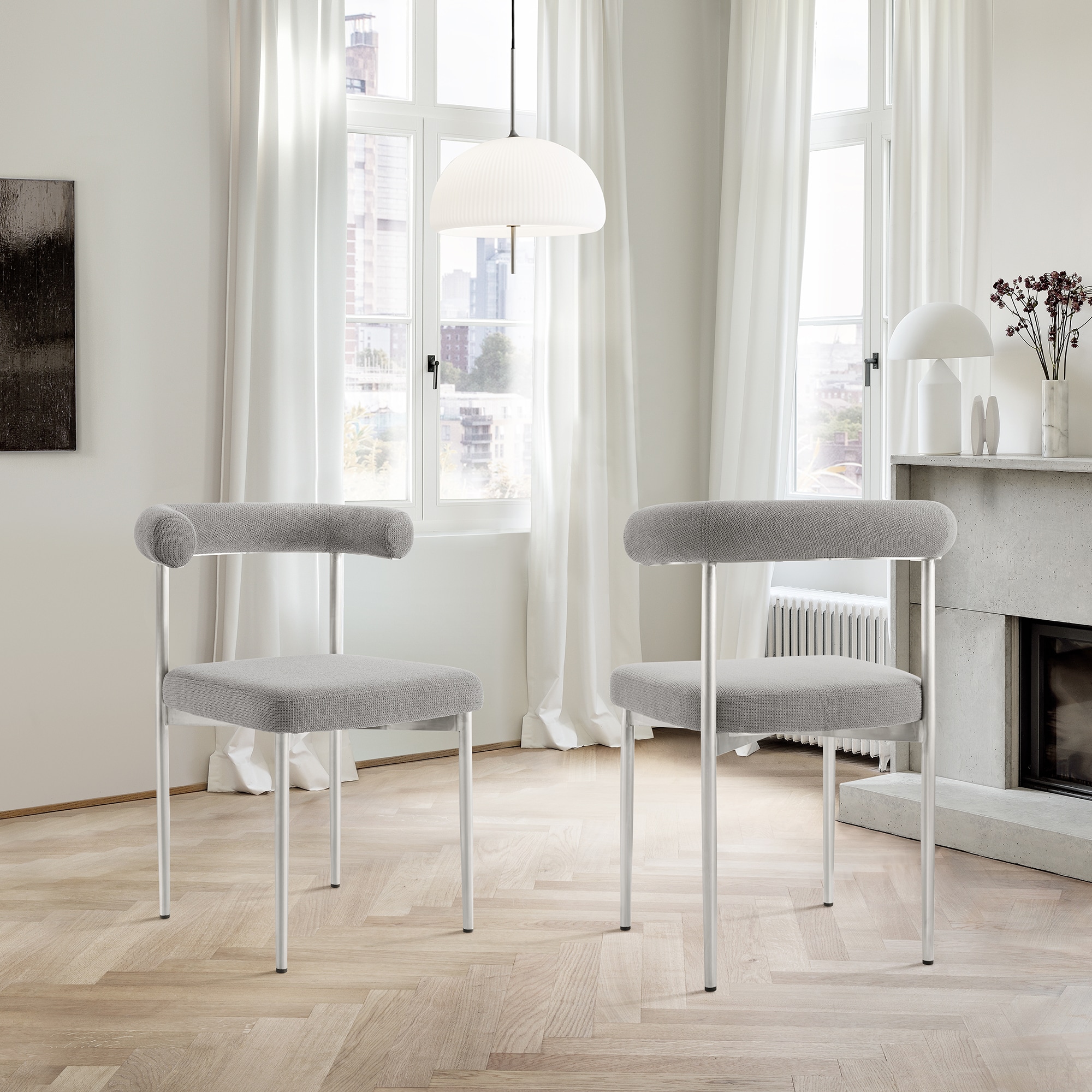 Armen Living LCSNSIBSLGRY Dining-Chairs - View #2
