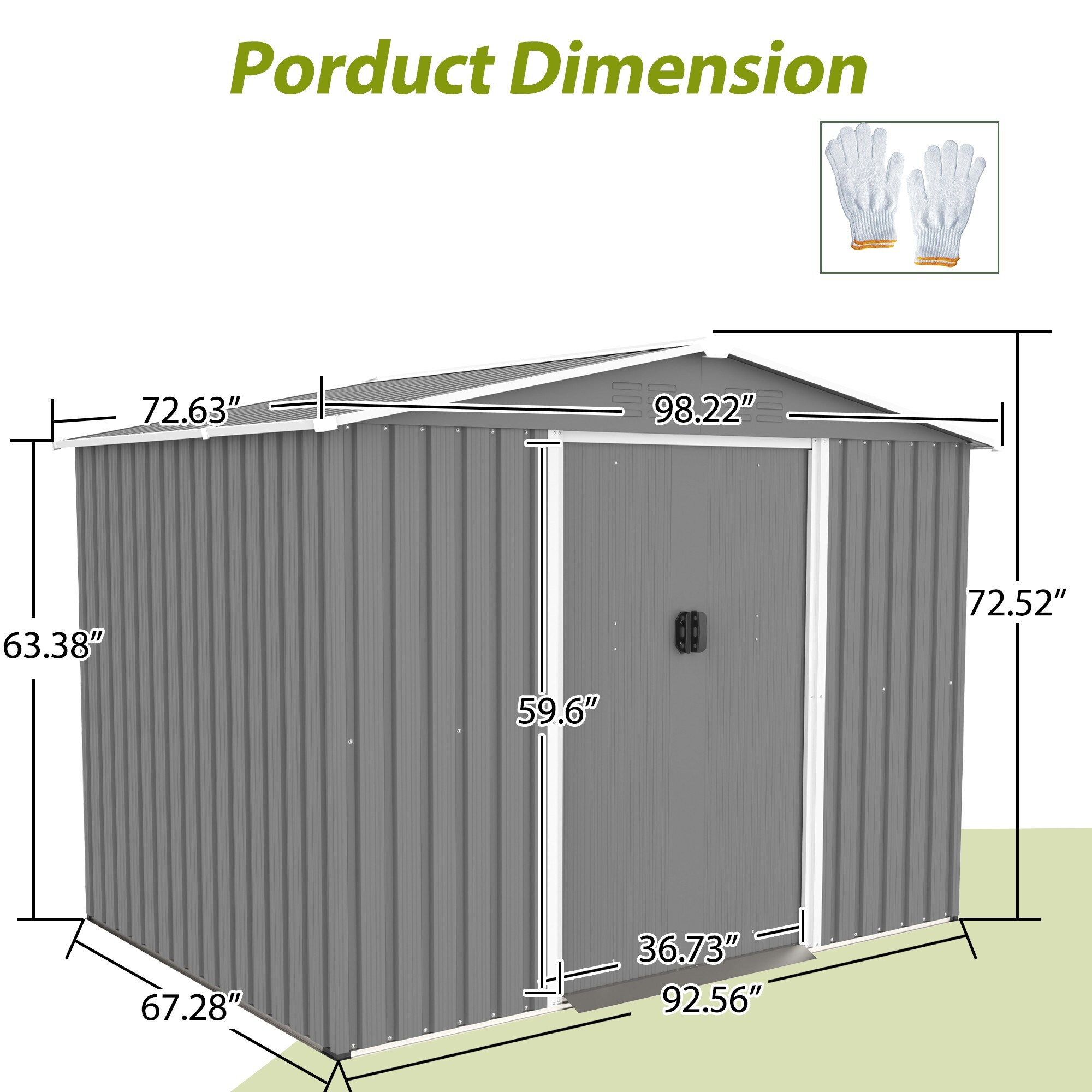 ToolCat BZ-3-147-SN Metal-Storage-Buildings-Sheds - View #9