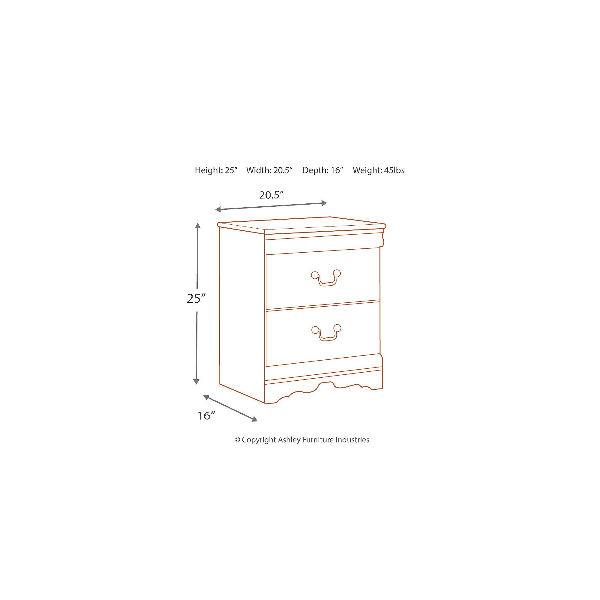 Signature Design by Ashley B129-92 nightstands - View #4