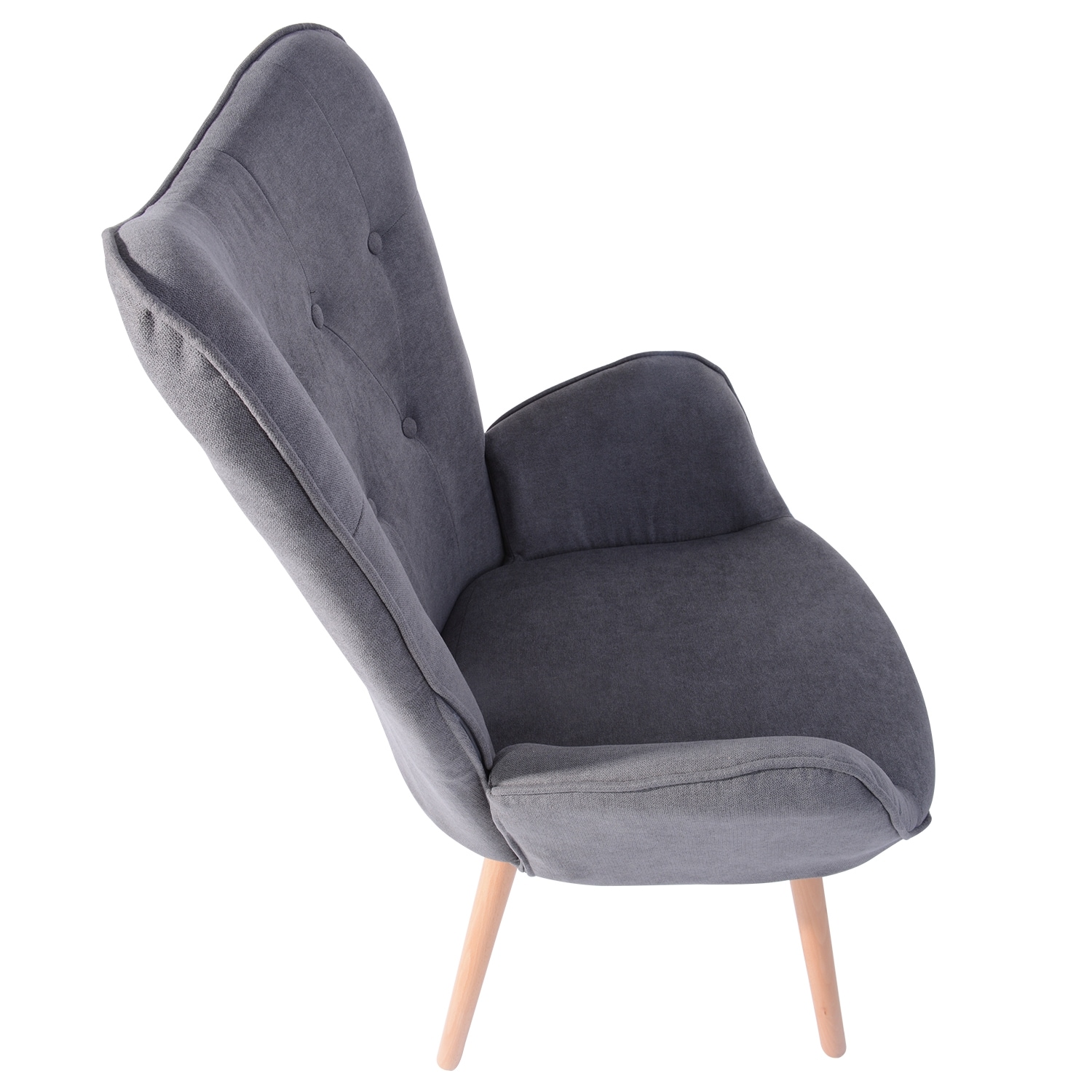 CASAINC KAS GREY FABRIC chairs - View #3