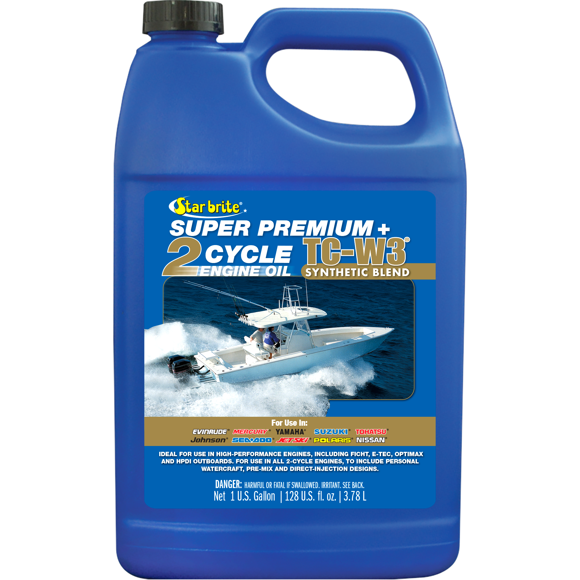 Star brite 19200 128-oz 2-cycle engines Synthetic blend Engine Oil