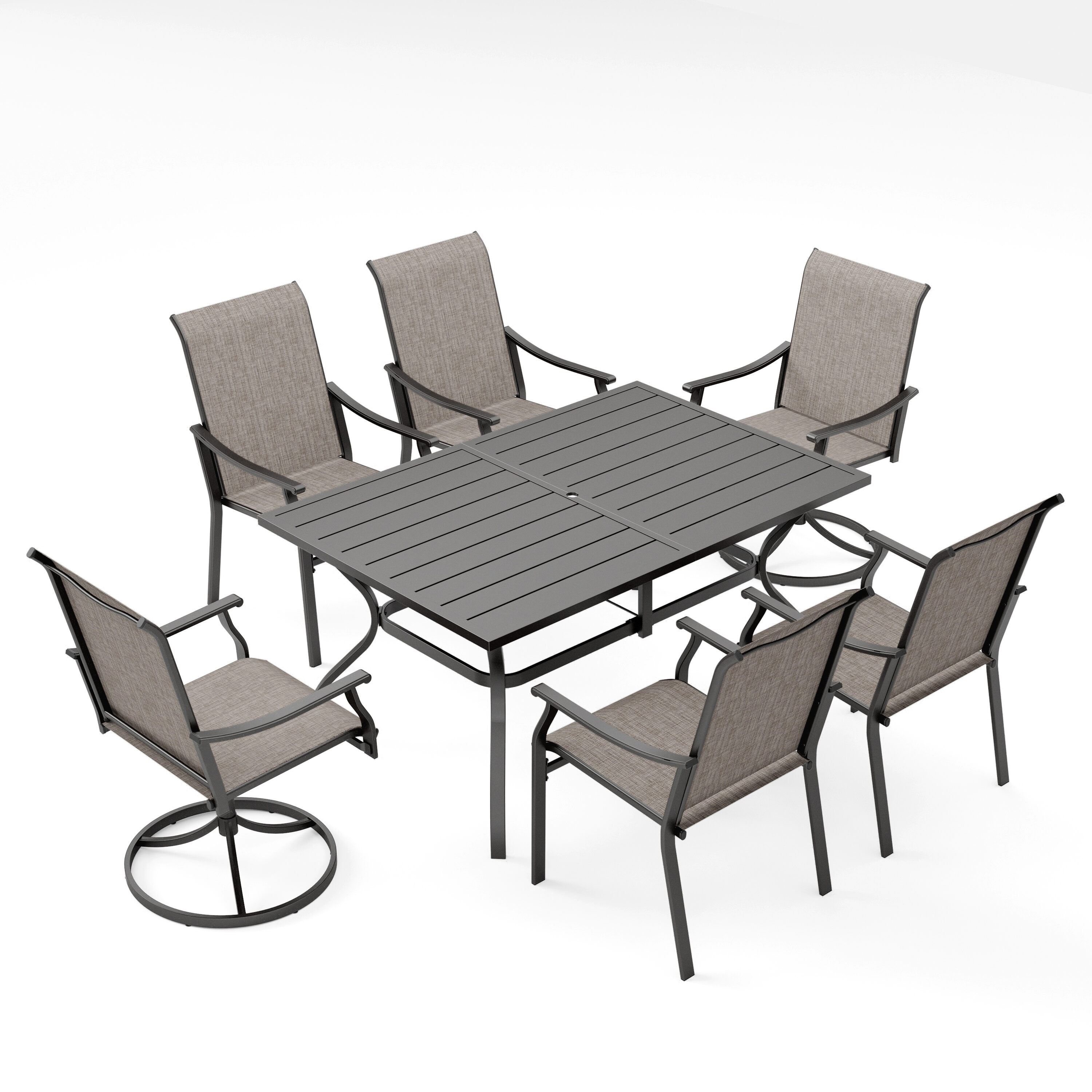 Sunshine Valley TC7-E02GF105-060-4 Patio-Dining-Sets - View #2