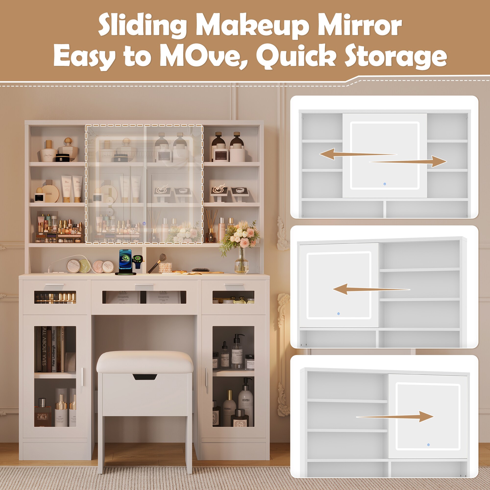 Tatayosi DJ2-P331022K Bedroom-Vanities - View #7