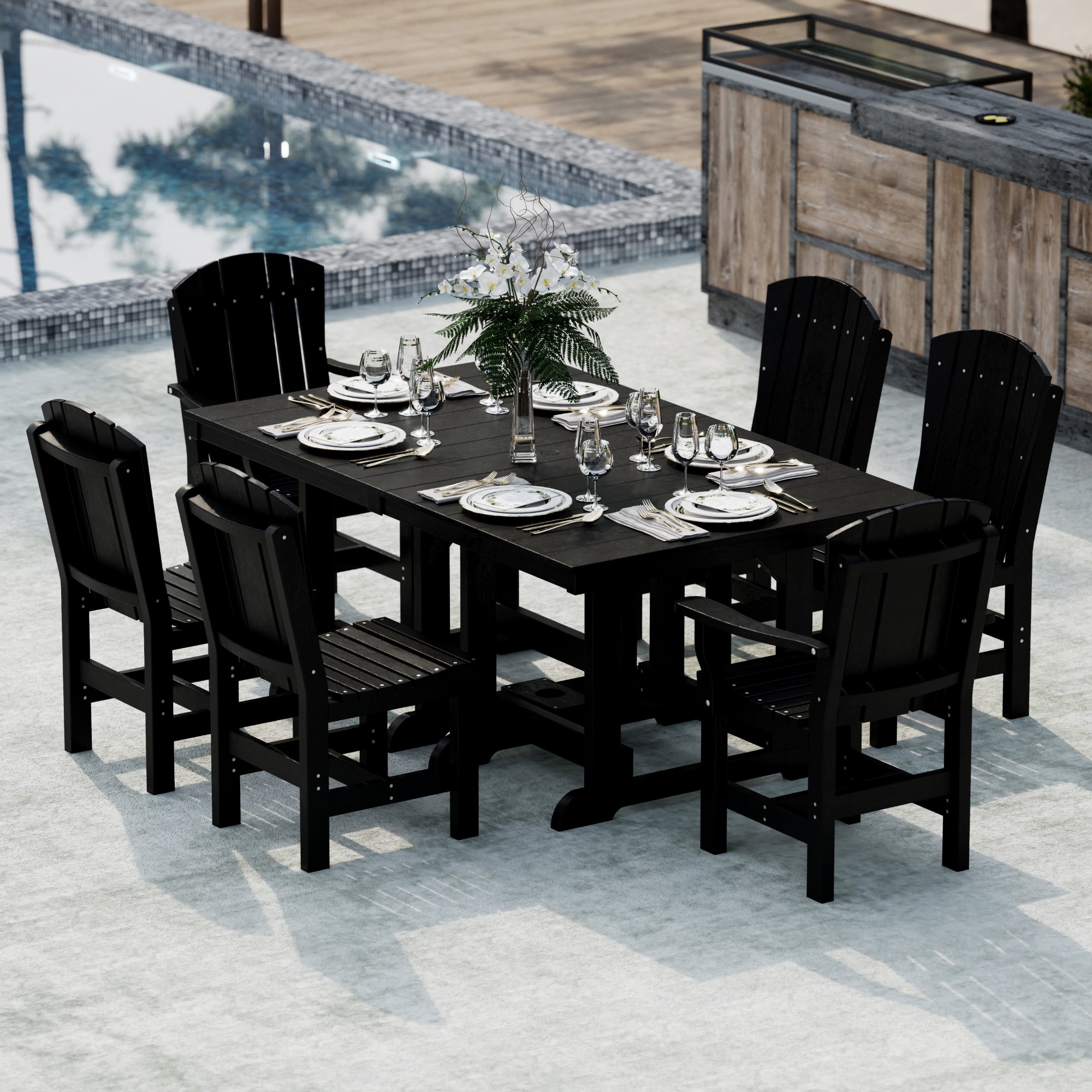 Wildridge LCC-188-BK Patio-Dining-Sets - View #2