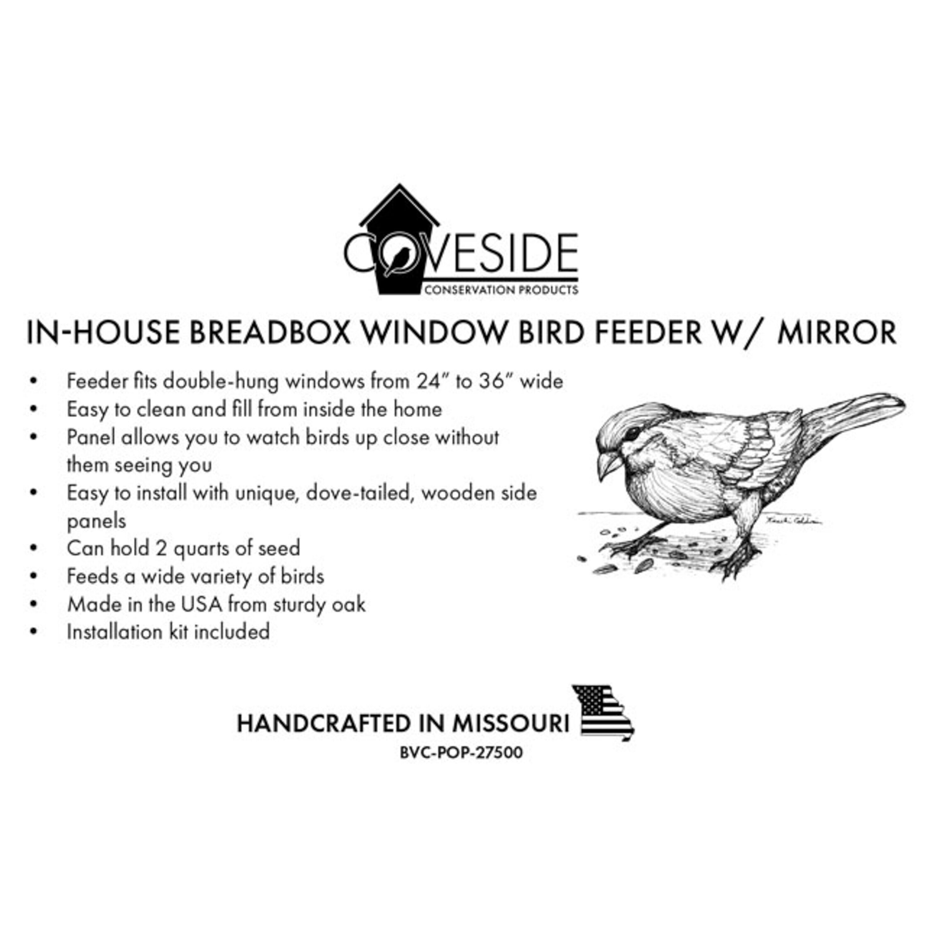 Coveside Conservation COV-27500 Bird-Houses - View #7