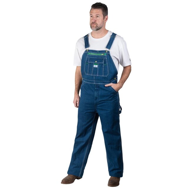 Liberty Men's 32 x 34 Stone Washed Denim Overall at Lowes.com