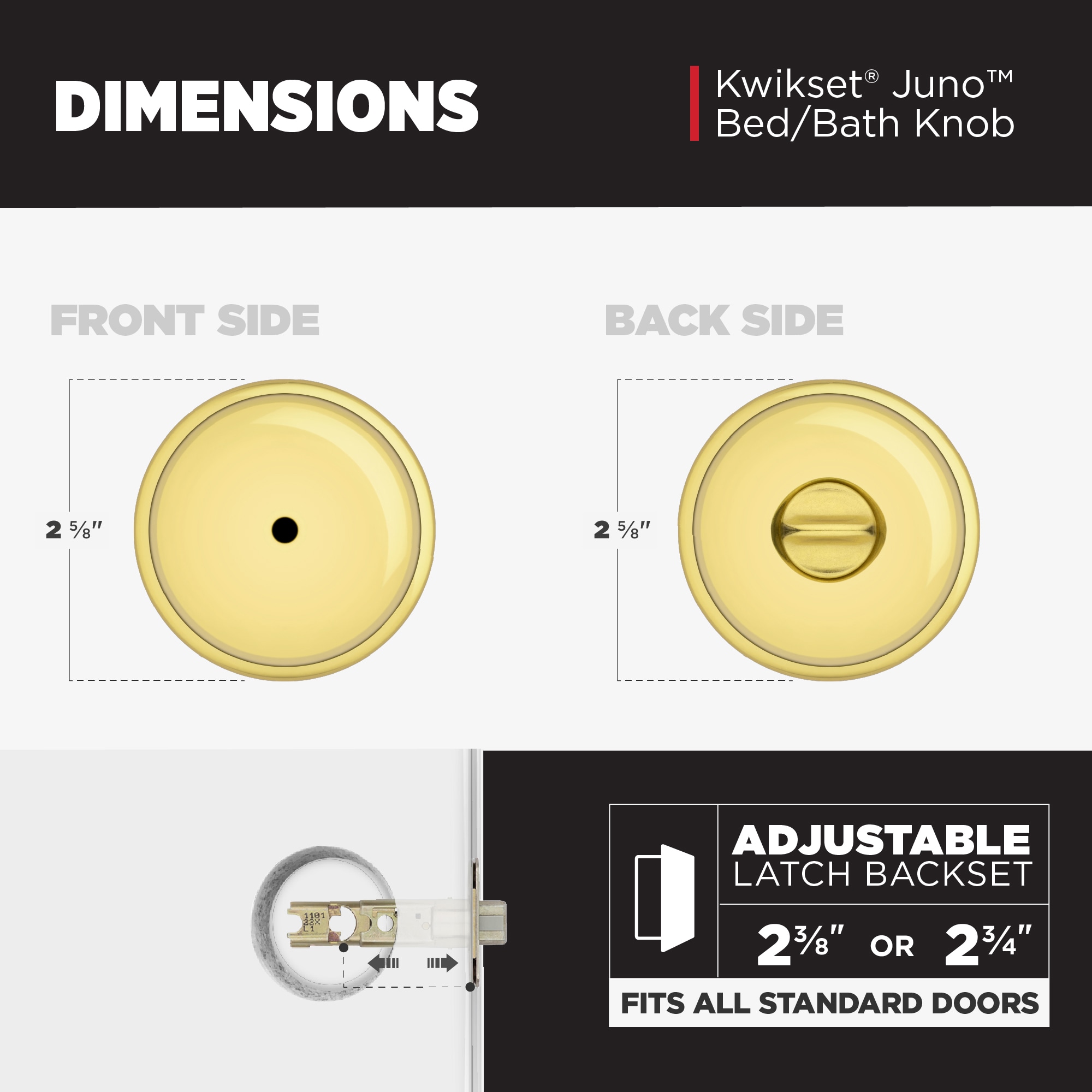 Kwikset Signature Series 730J 3 CP Door-Knobs - View #8