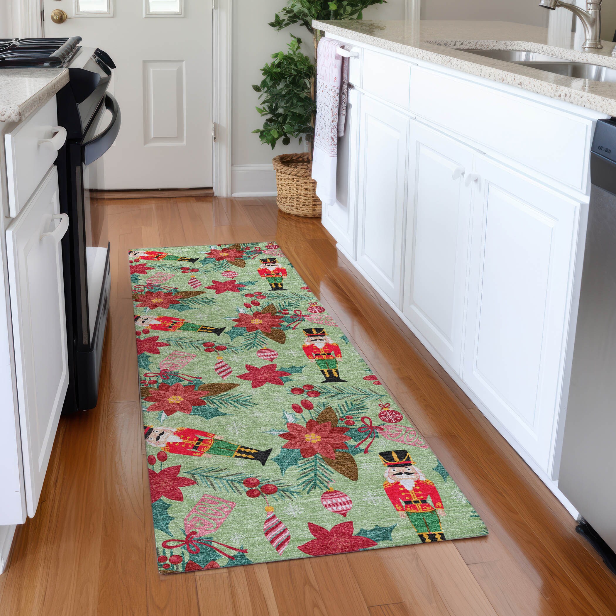 Addison Rugs ACN1822AL2X8 Chantille ACN1822AL 2 x 7 (ft) Loomed Polyester Aloe Rectangular Indoor/Outdoor Machine washable Area rug