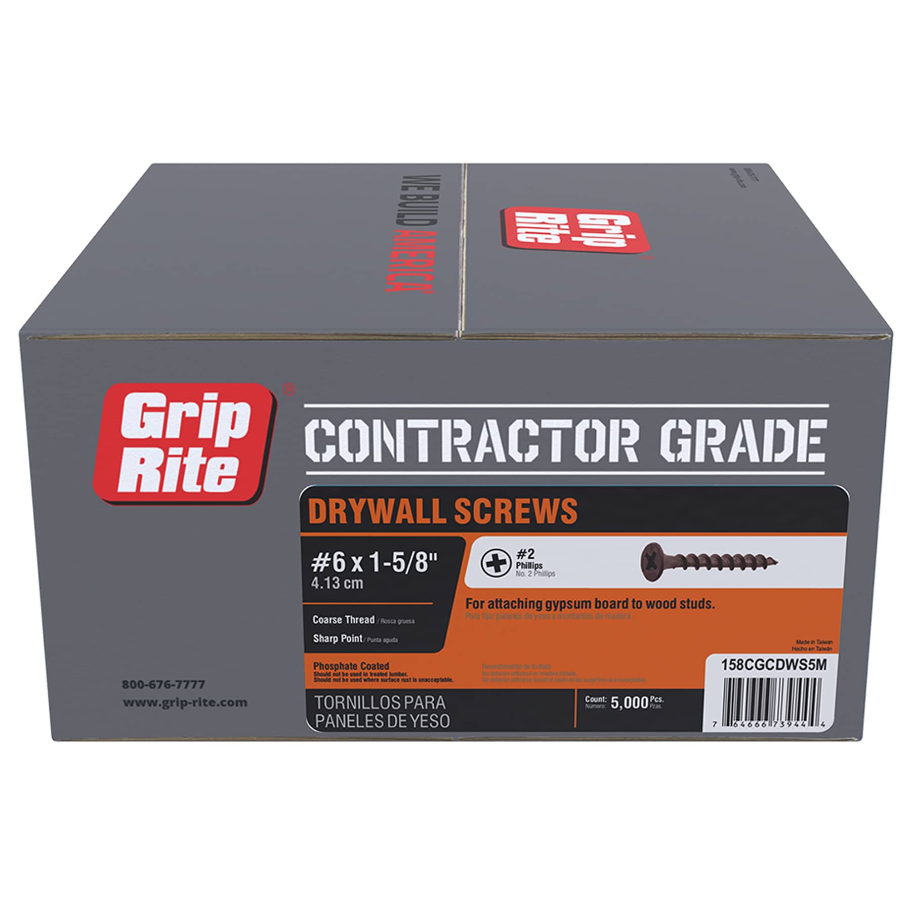 Grip-Rite 158CGCDWS5M Drywall-Screws - View #5