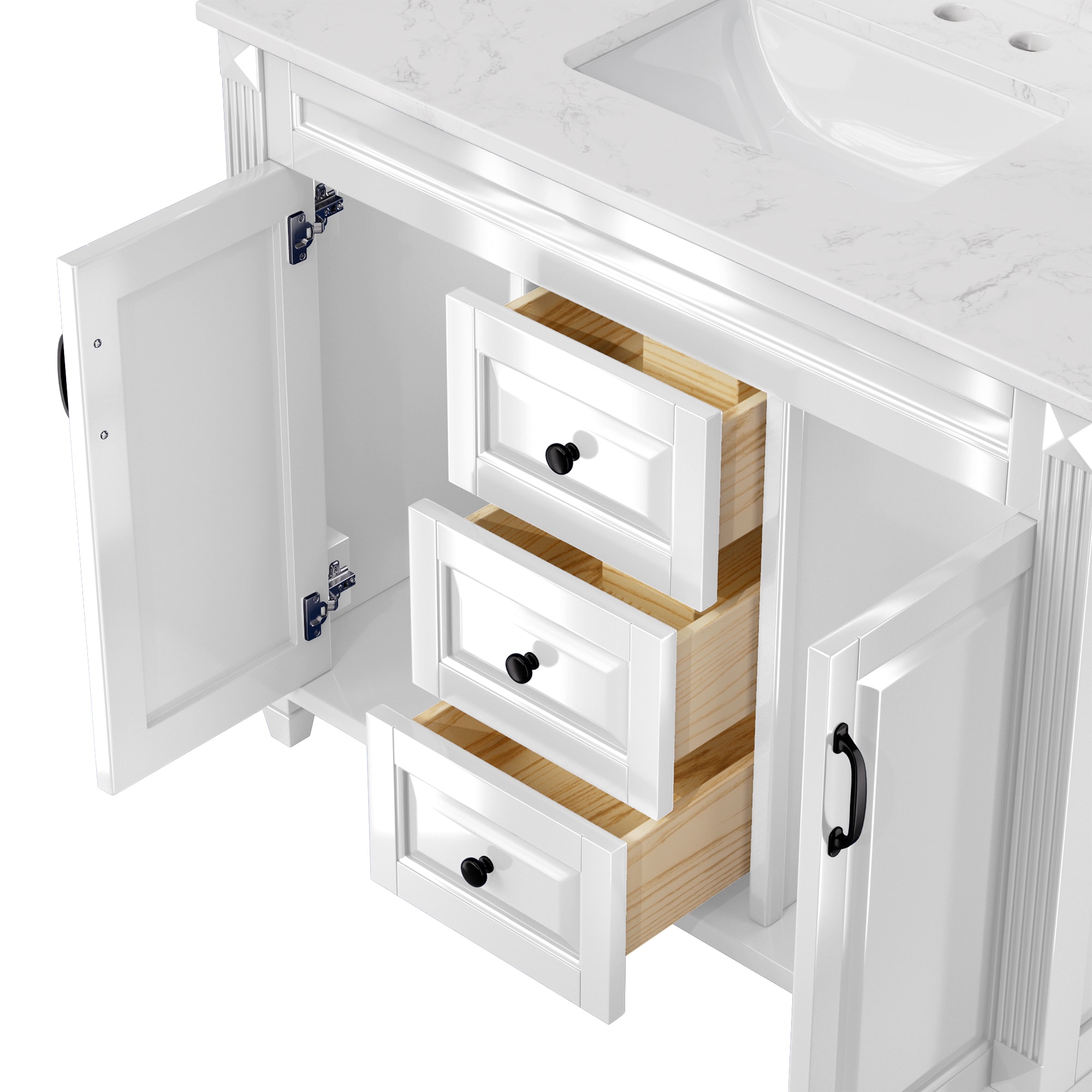 JEAREY XNECW-WT Bath-Vanity-Combo - View #4