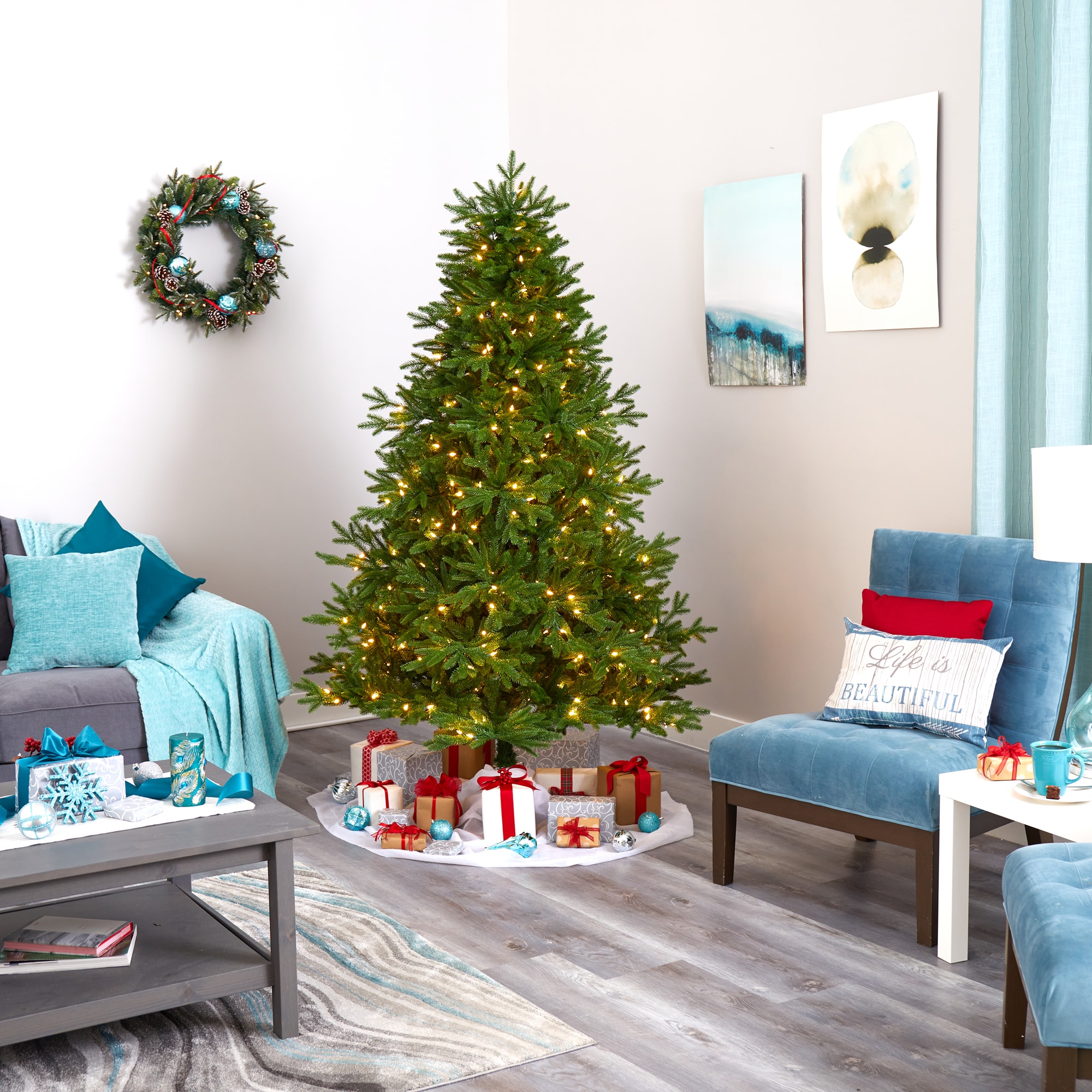 Nearly Natural T1577 Artificial-Christmas-Trees - View #8