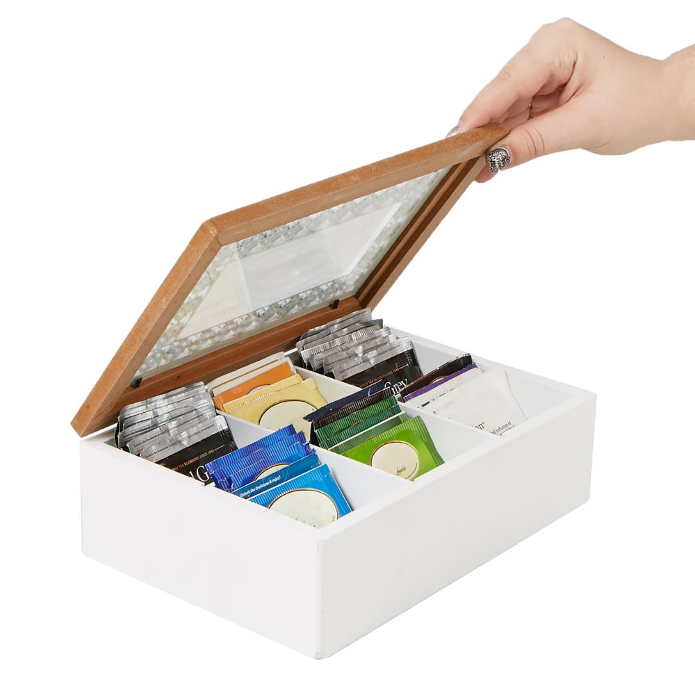 Mind Reader TEACHEST-BRN Coffee-Beverage-Organizers - View #4