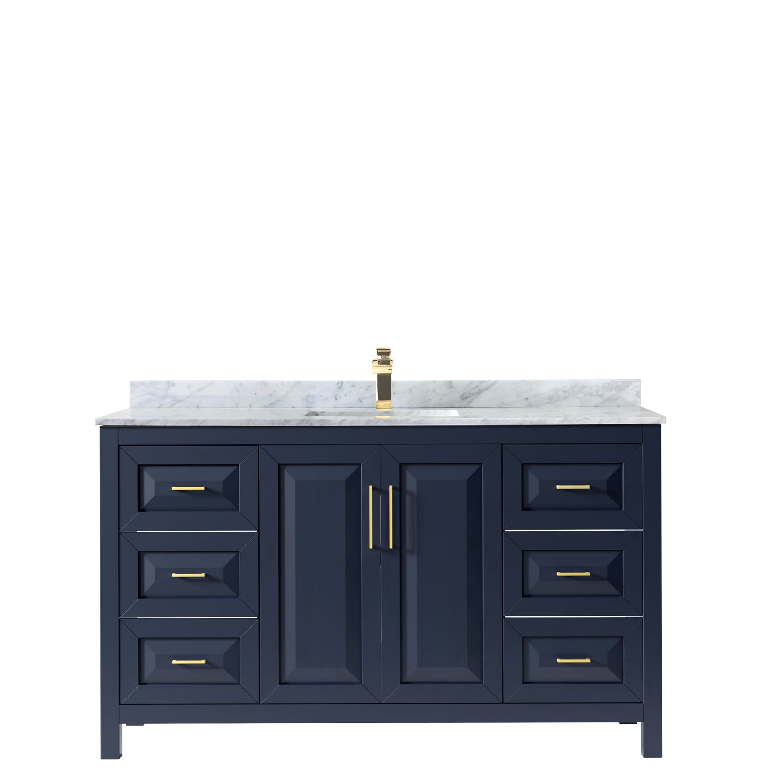 Wyndham Collection WCV252560SBLCMUNSMXX Bath-Vanity-Combo - View #3