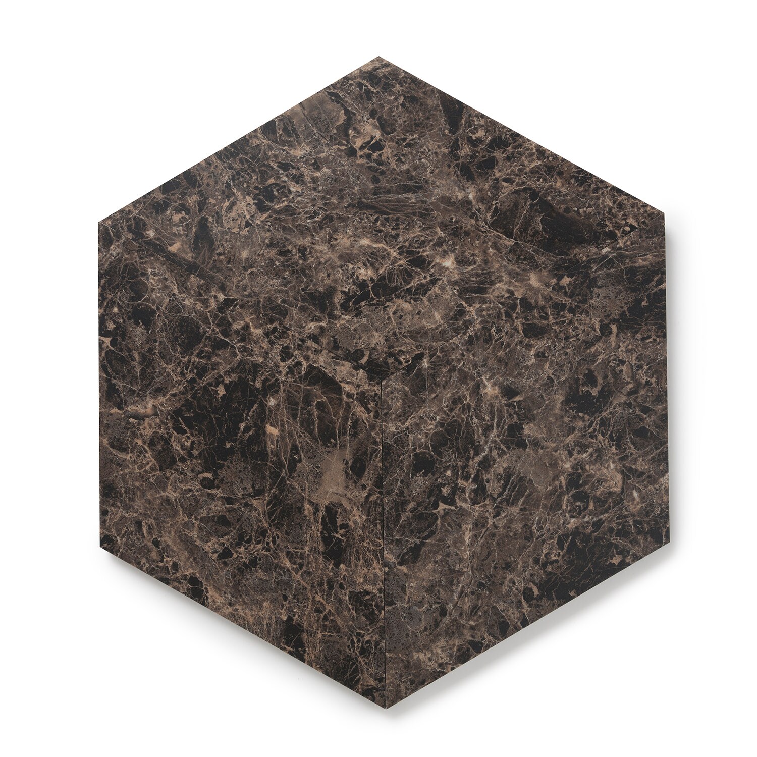 Lucida USA Smoke Stone Brown Stone Look 28-mil x 10-in W x 16-in L Waterproof Glue Down Luxury Vinyl Tile Flooring (15.15-sq ft/ Carton)