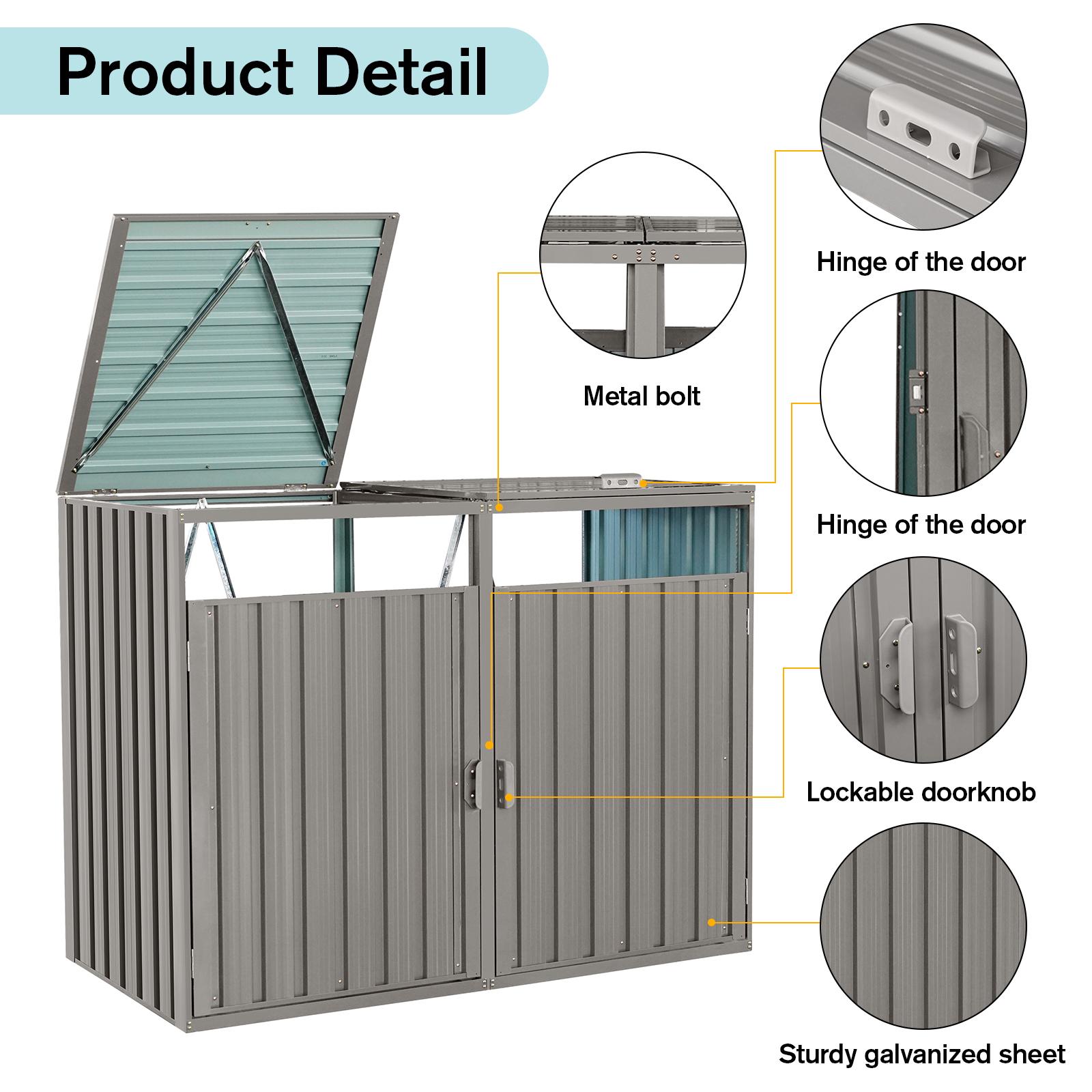 Bayfeve BF-33888-SD Metal-Storage-Buildings-Sheds - View #5
