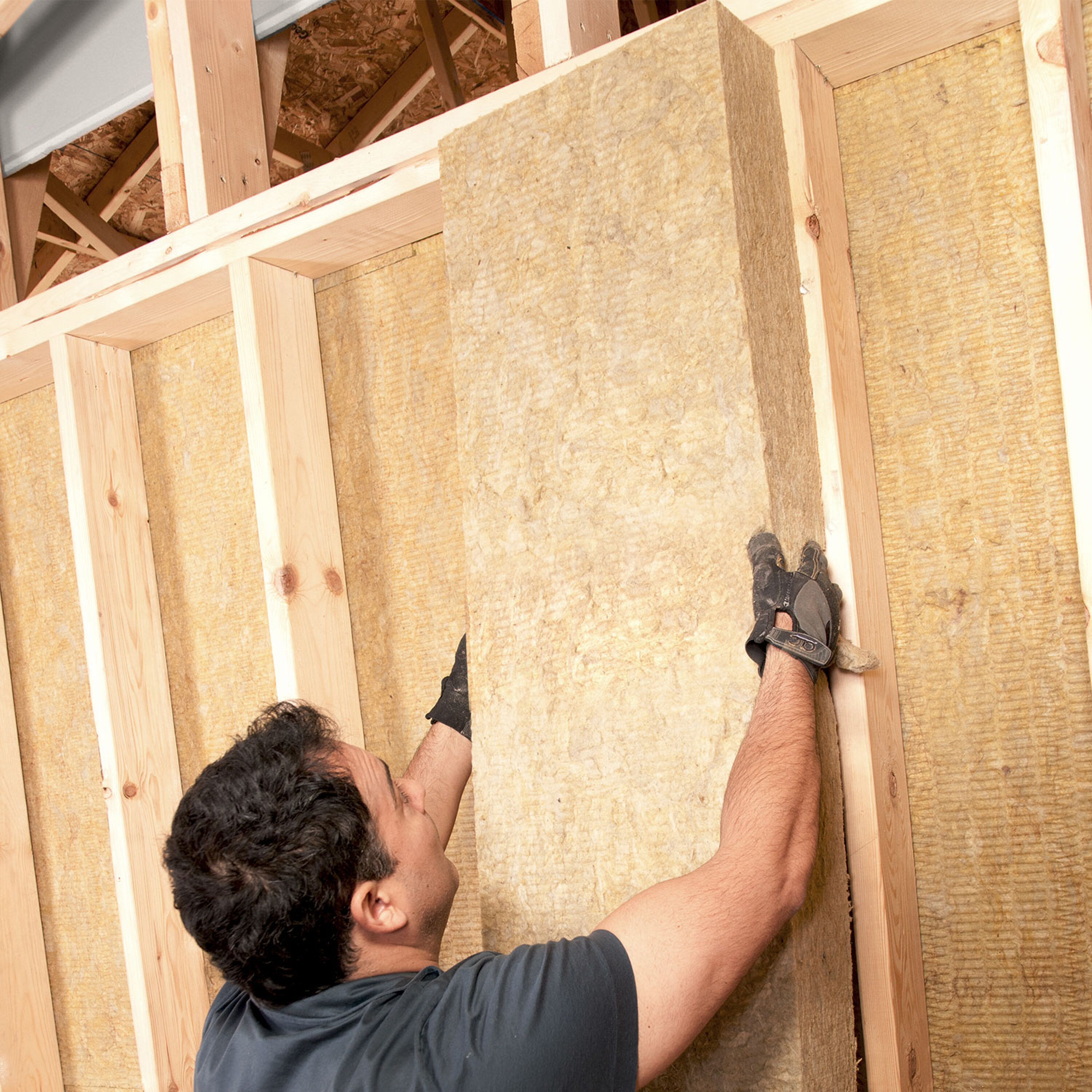 Acoustic insulation - ROCKFLOOR® - ROCKWOOL - stone wool / rigid panel /  for flooring