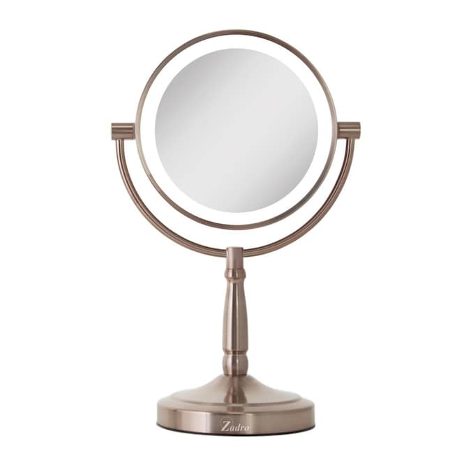 Makeup Mirrors Department At, Lighted Magnifying Makeup Mirror Free Standing