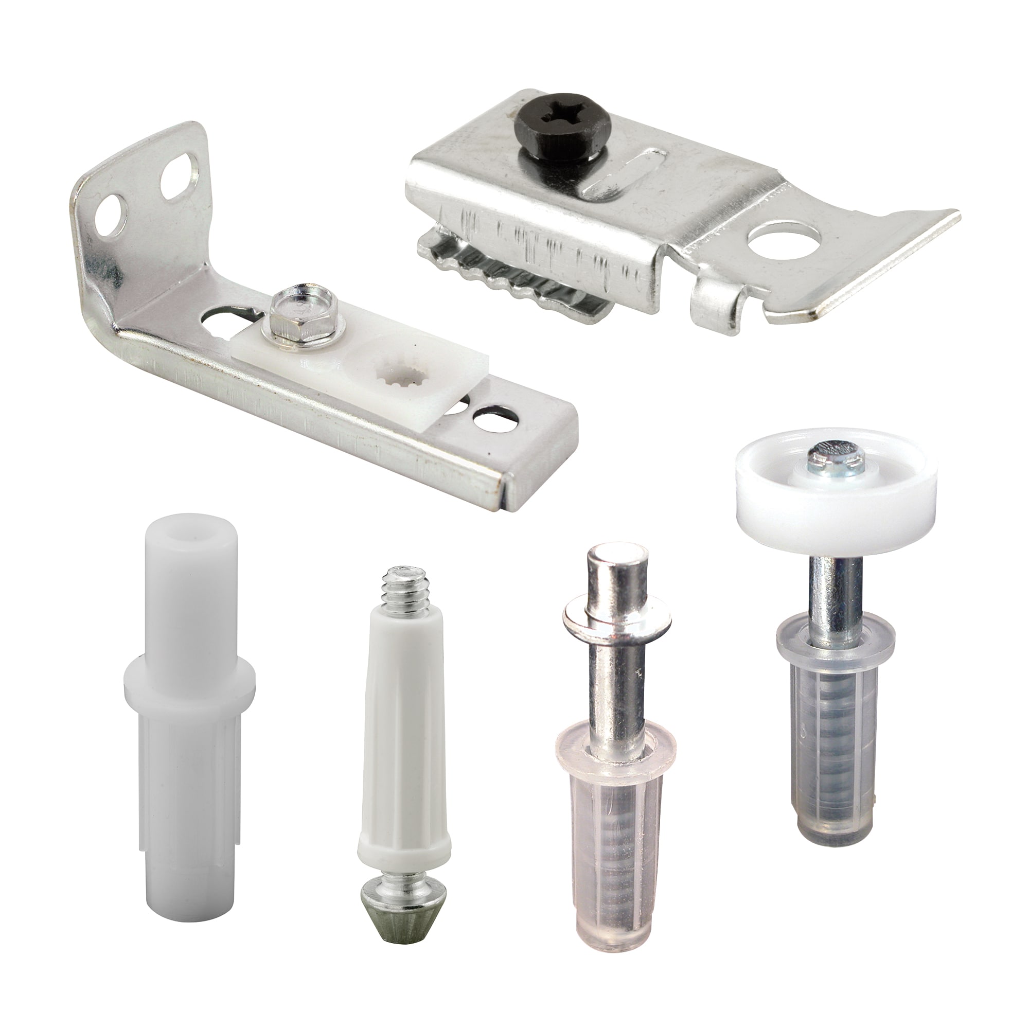 Bifold Door Hardware Repair Kit - 2 Pack Bi-fold Sliding Closet Doors Replacement  Parts Include Top