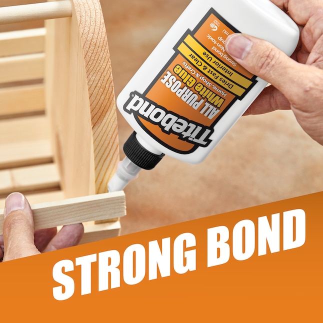 Titebond All Purpose White Glue Clear, Interior Wood Adhesive (Actual Net  Contents: 128-fl oz) in the Wood Adhesive department at