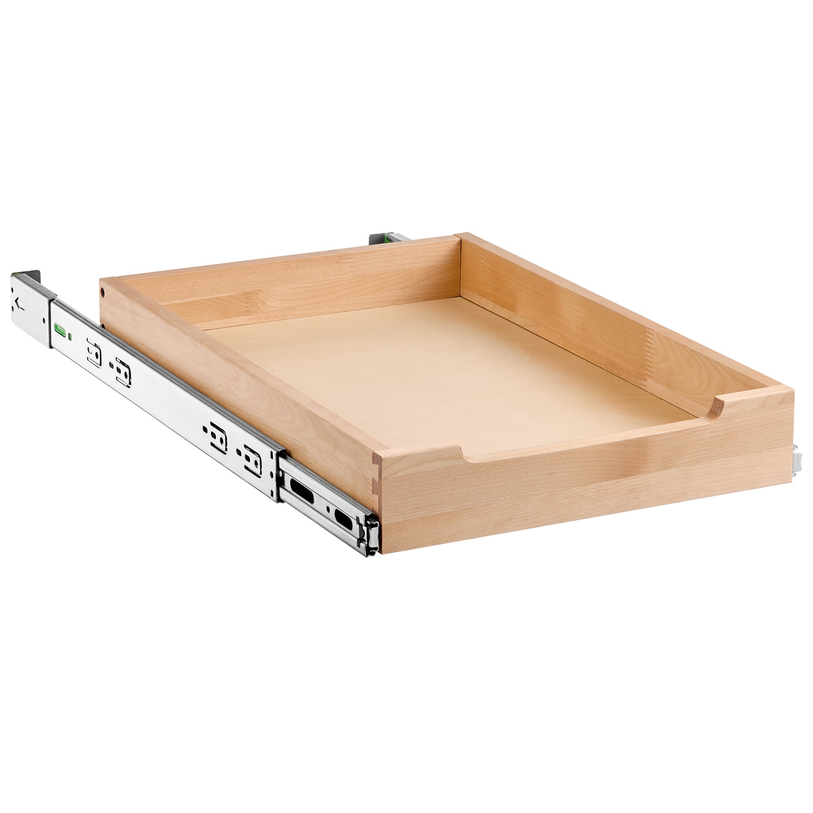LUXEYARD Pull Out Cabinet Organizer Soft Close Slide Out Shelf Wood Drawer 17 inch W x 21 inch D #DS-R-2P467265