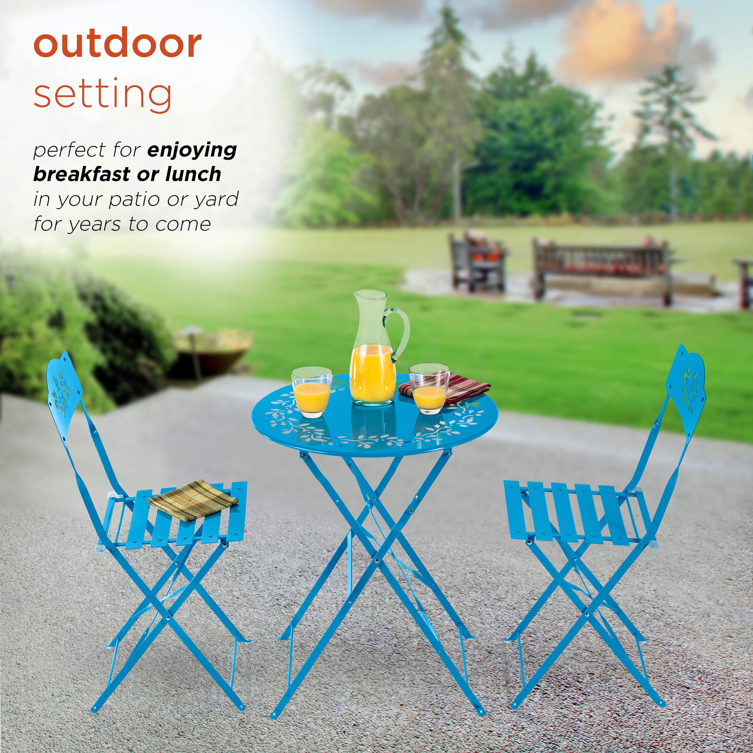 Alpine Corporation MSY100A-BL Patio-Dining-Sets - View #5