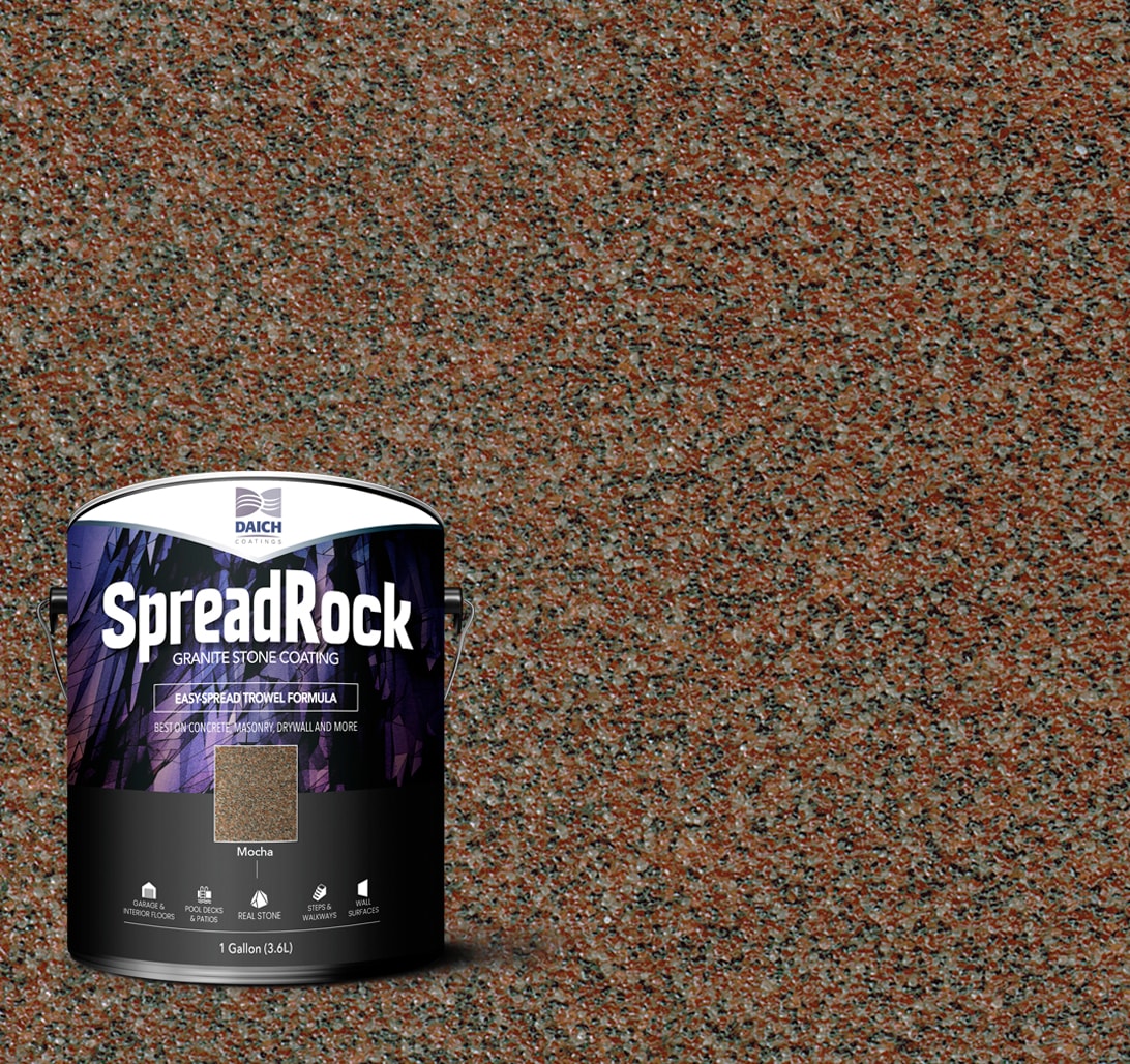 Daich SPR-MO-004 SpreadRock Mocha Satin Interior/Exterior Anti-Skid Porch and Floor paint ( 1-gallon )