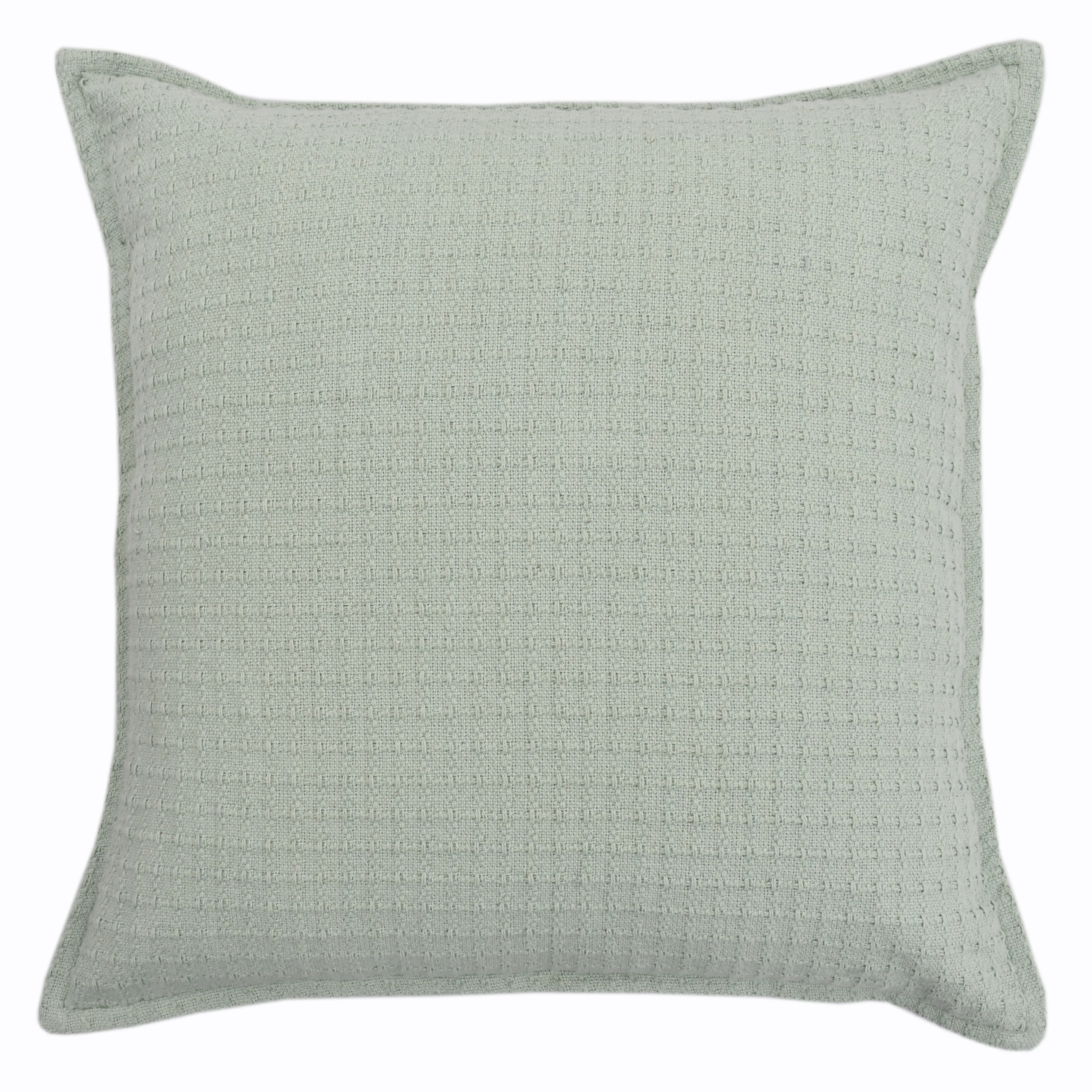 Origin 21 VO-SU-20-266 Waffle pillow green 22-in x 22-in Green Square Indoor Decorative Pillow