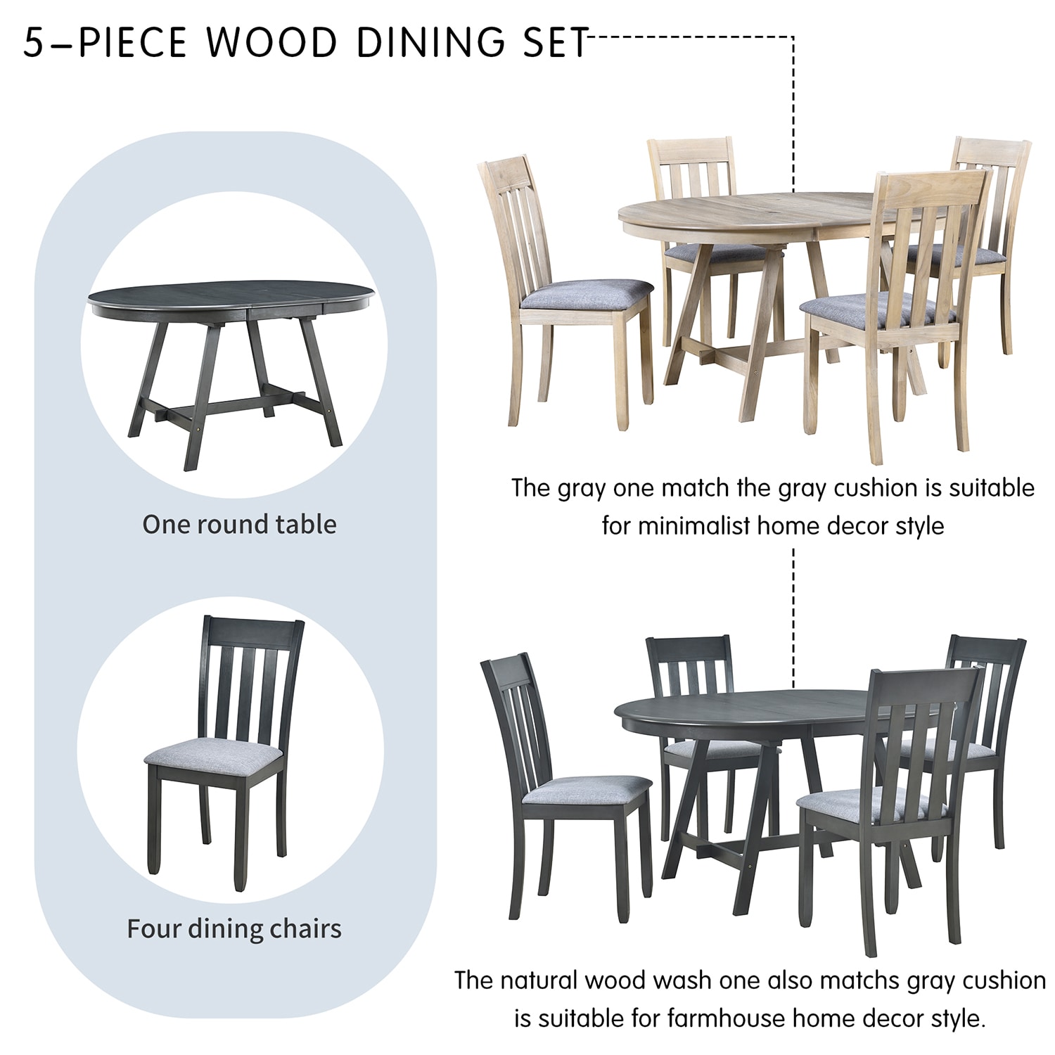 SINOFURN SYA010161BL Dining-Sets - View #15