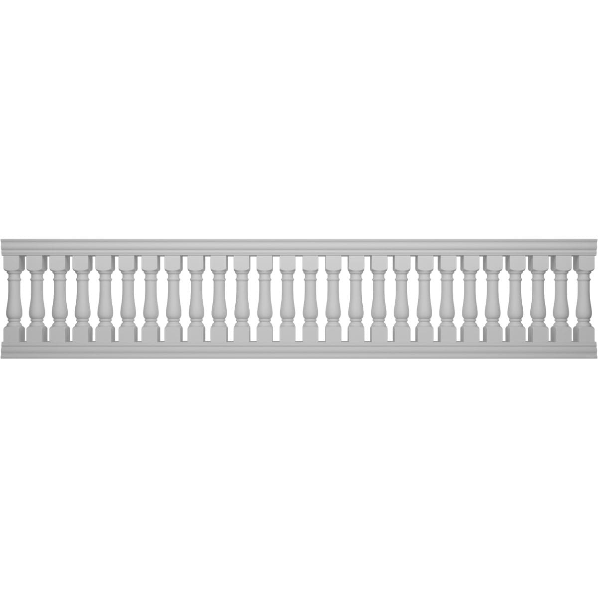 Ekena Millwork BALK42X192OXN FiberThane 16-Feet x 42-Inches Oxford Fiberglass Deck Rail Kit