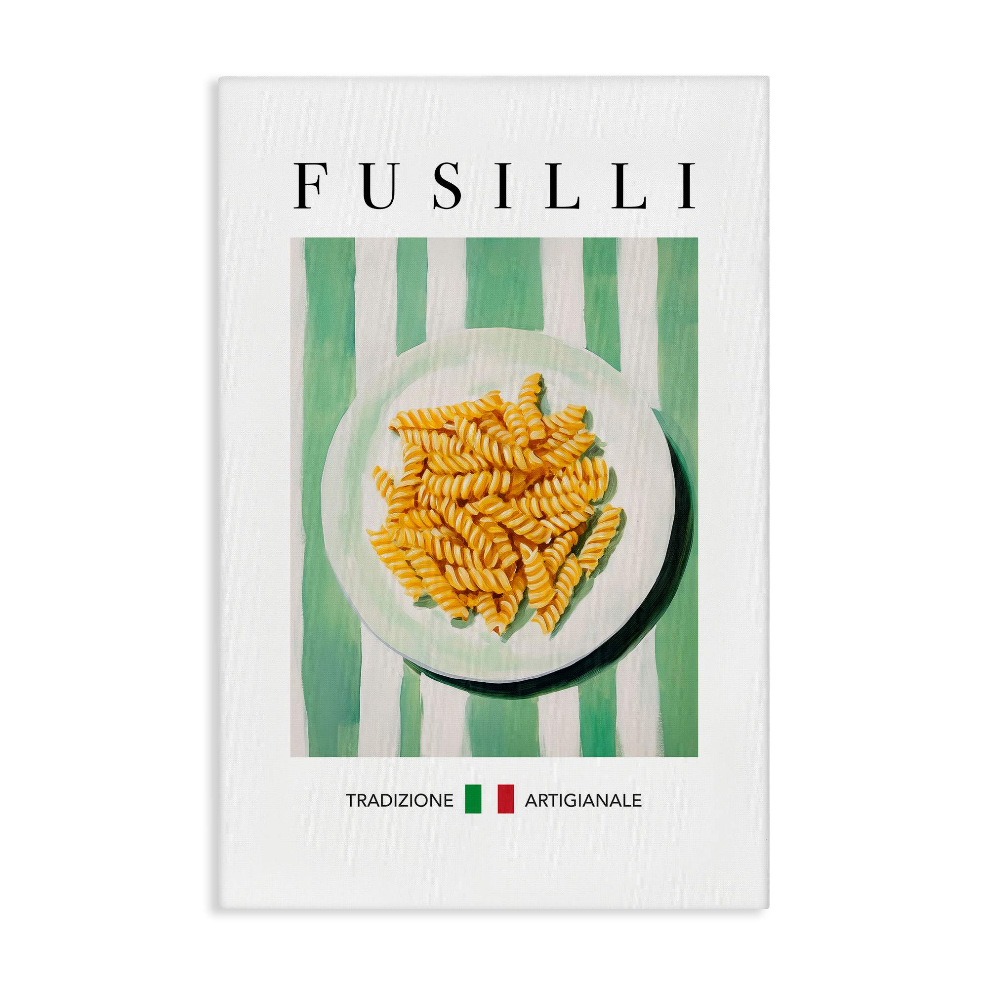 Stupell Industries BT-217-CN-20X30 Traditional Fusilli Pasta Canvas Wall Art By Andreas Magnusson 20 x 30