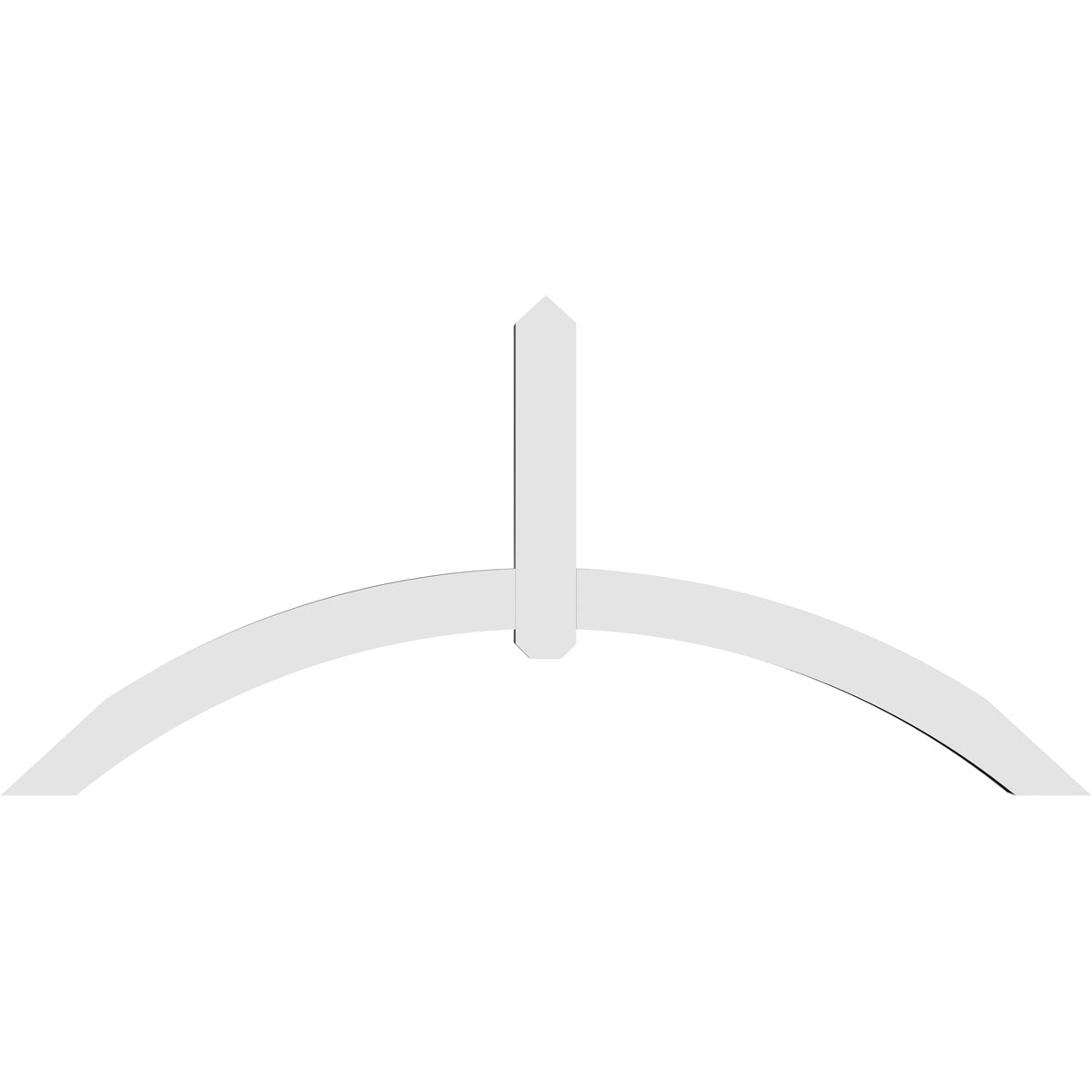Ekena Millwork GBP072X33X0404ARC00 Exterior-Brackets-Braces - View #4