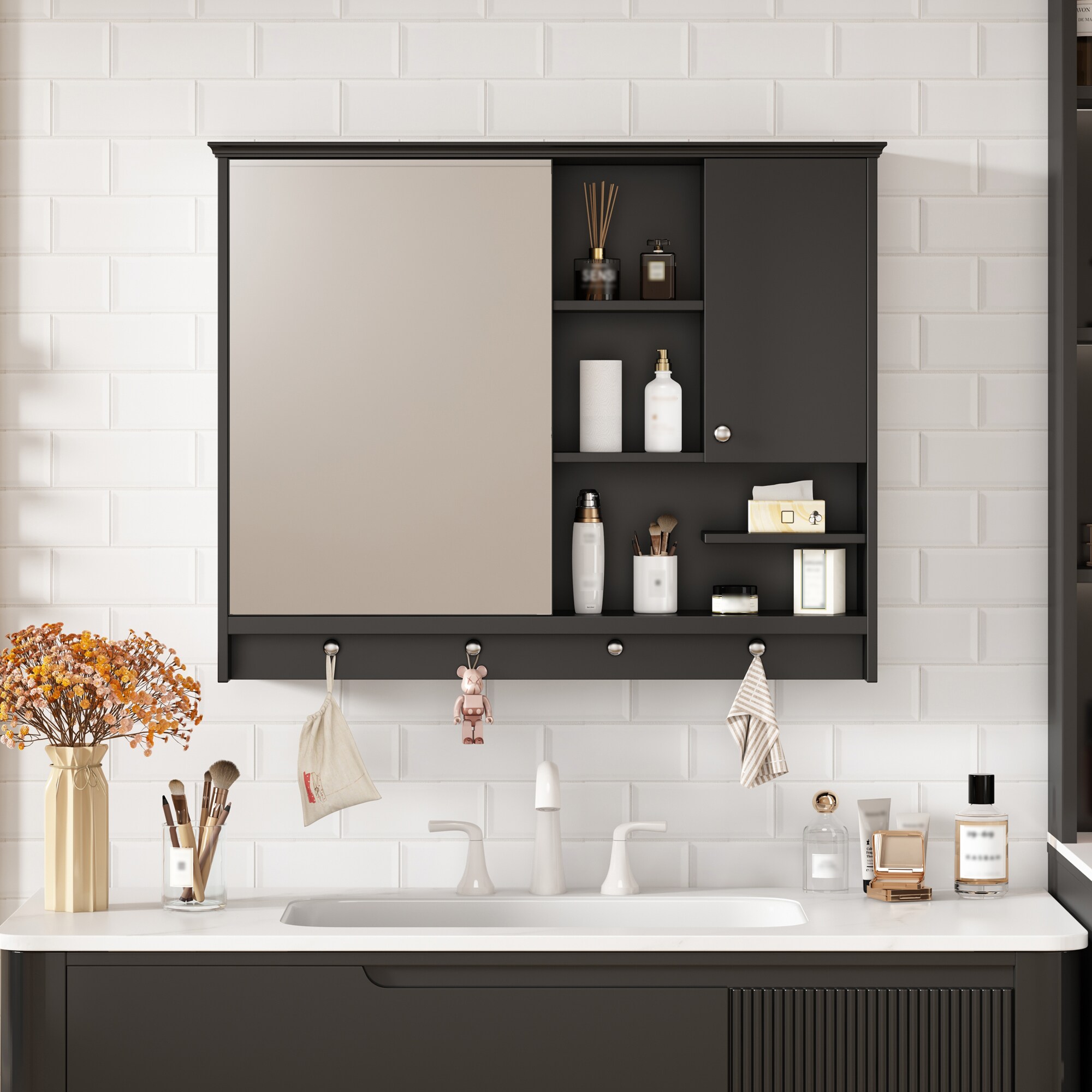 Forclover CM-N710P254924B Bathroom-Medicine-Cabinets - View #8