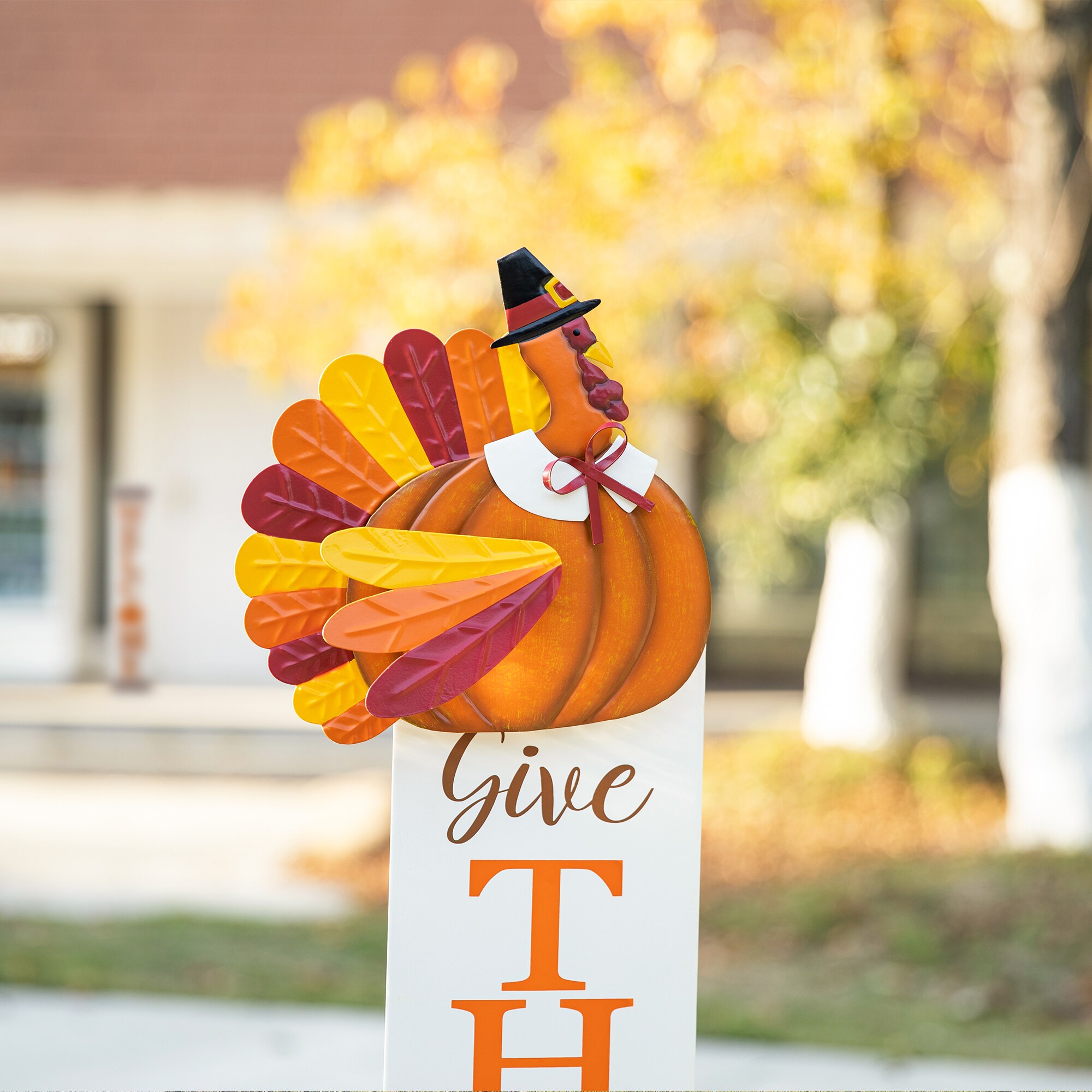 Glitzhome 2020300016 Outdoor-Thanksgiving-Decor - View #4