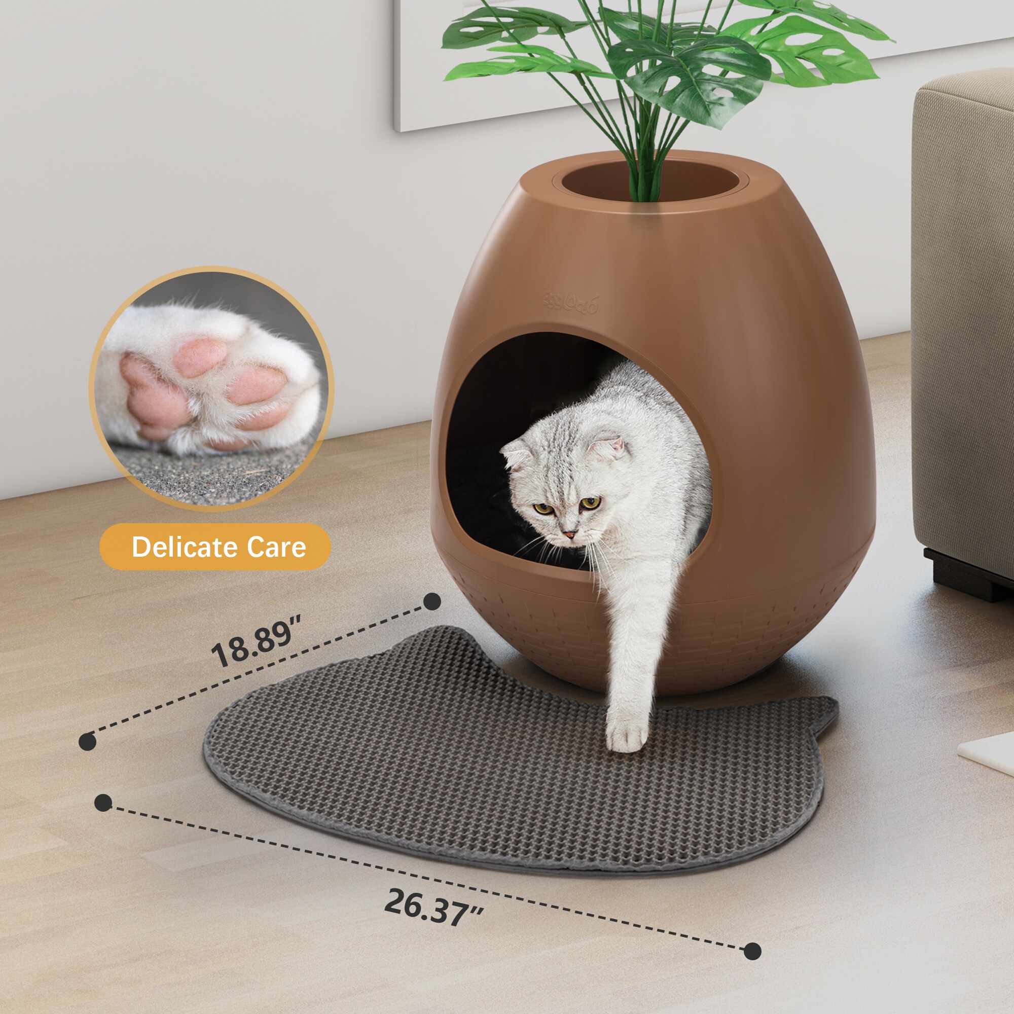 Coziwow CW12A0666-L02 Cat-Litter-Box - View #4