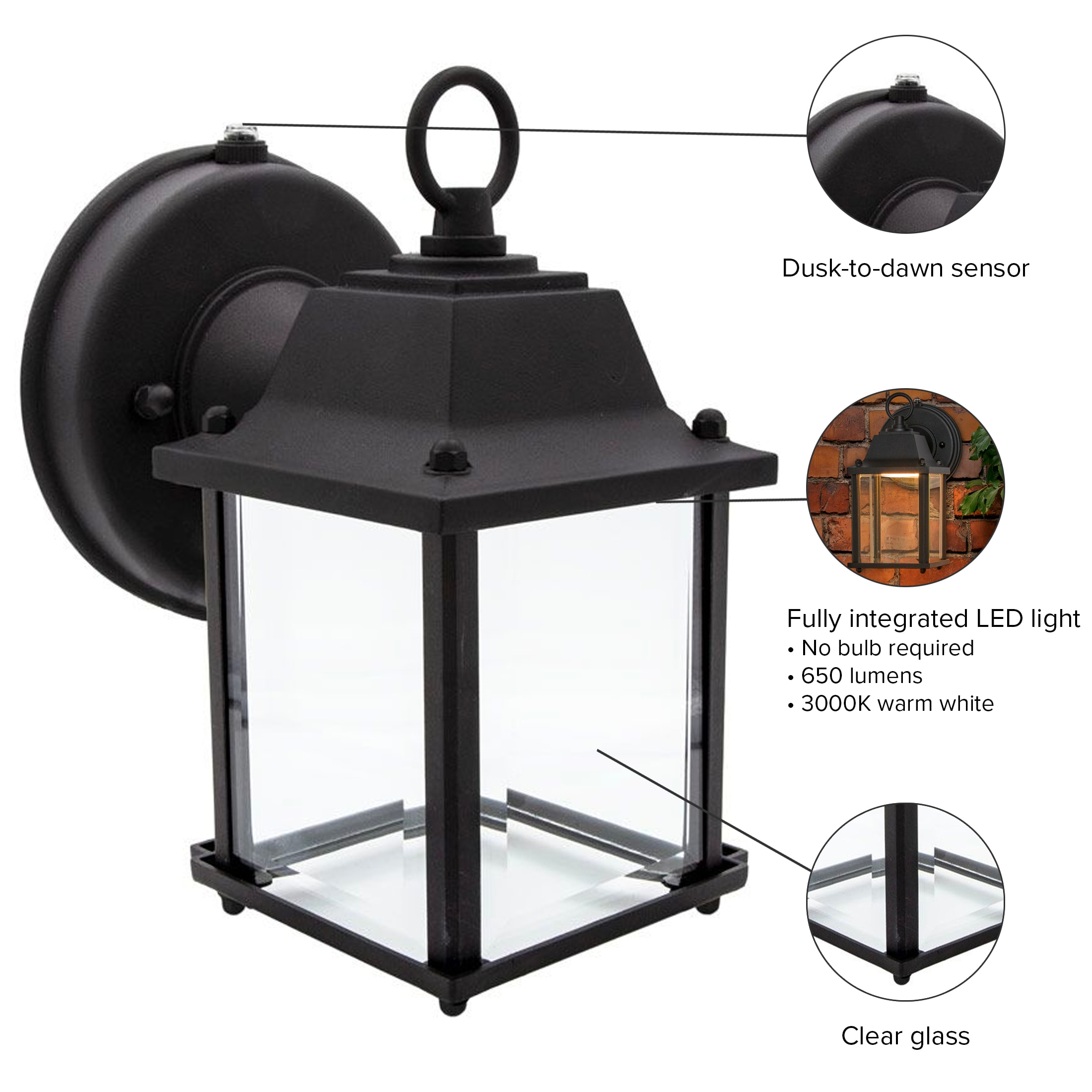 Maxxima MEL-6100W Outdoor-Wall-Lighting - View #10