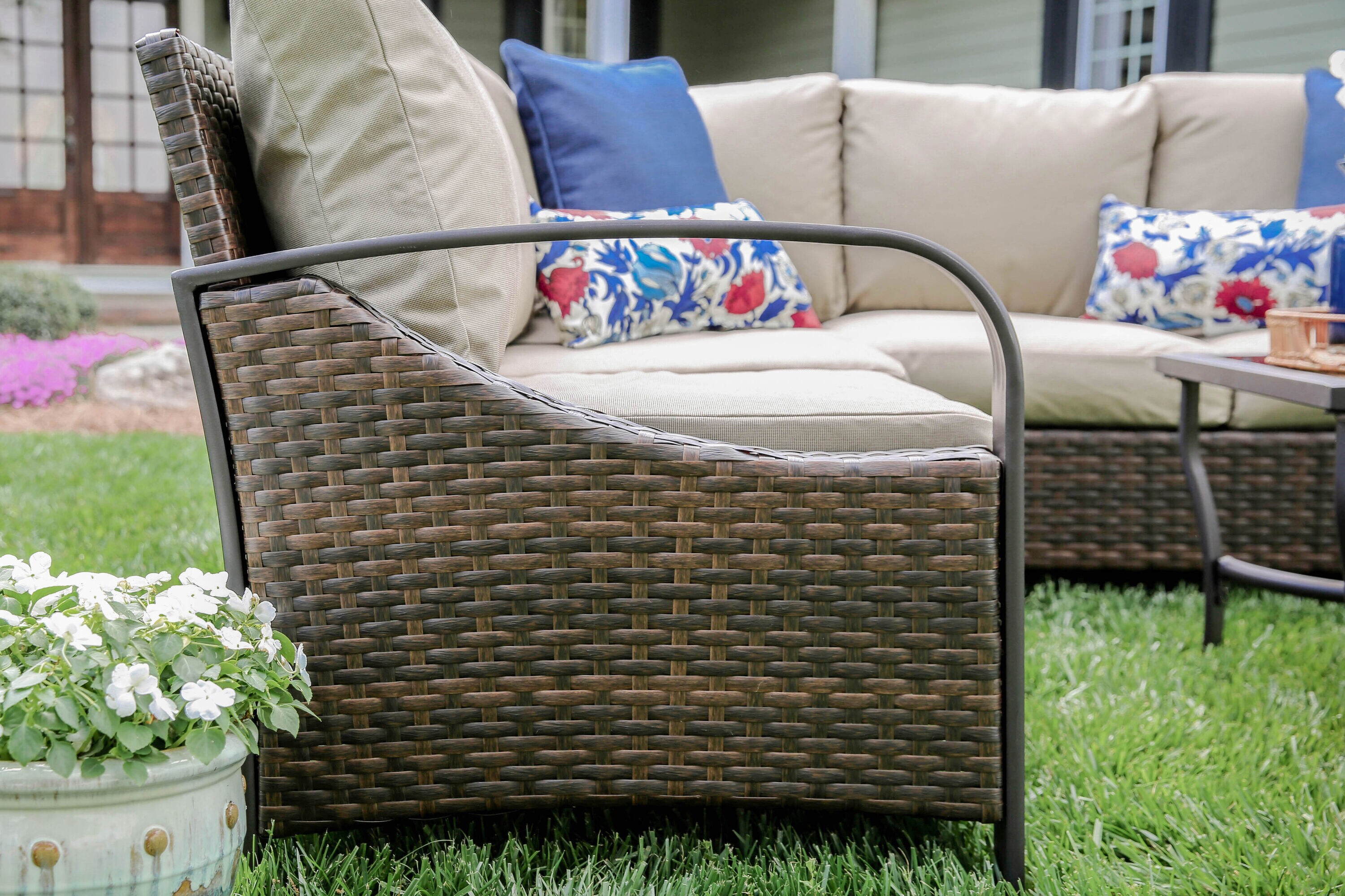 Leisure Made 490045-TAN Patio-Sofas-Daybeds - View #3