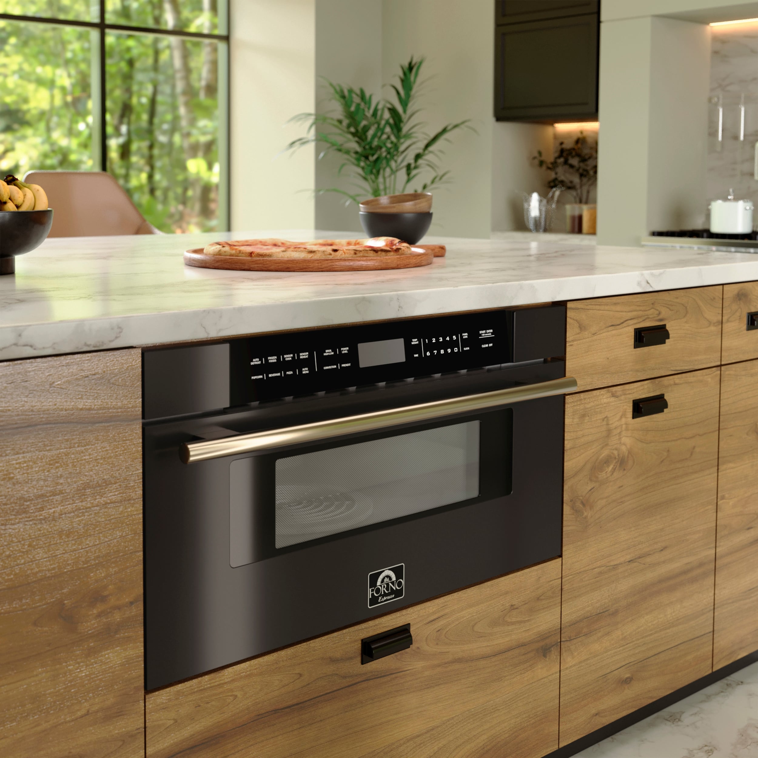 FORNO FMWDR3000-30BLK Microwave-Drawers - View #14