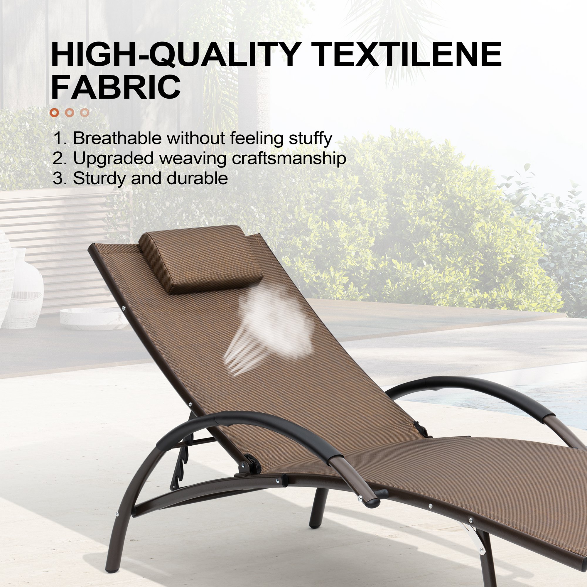 Crestlive Products CL-LG003BRN-2PC Patio-Chairs - View #5