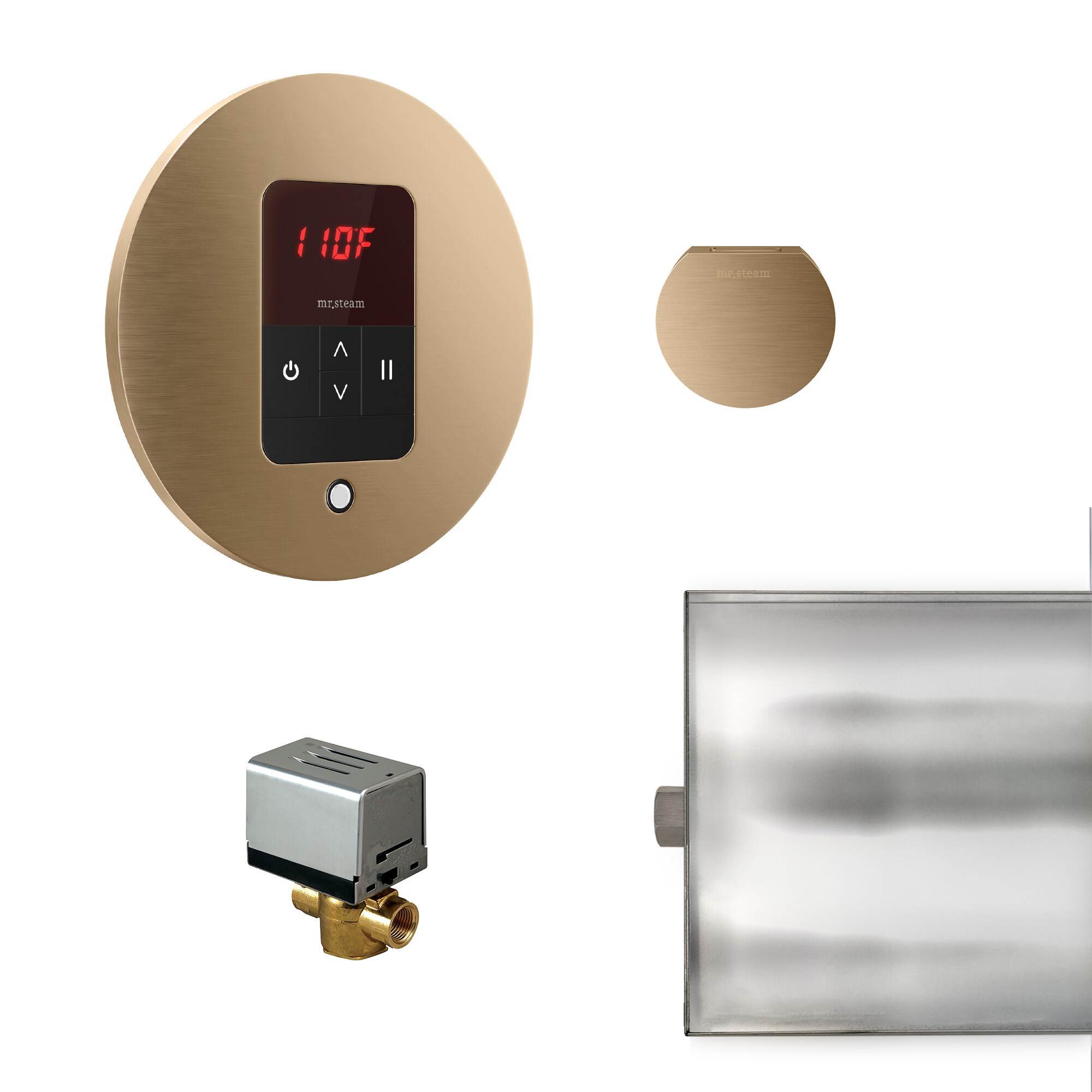 Mr. Steam BBUTLERRBB 120-Watt Brushed Bronze Steam generator control kit