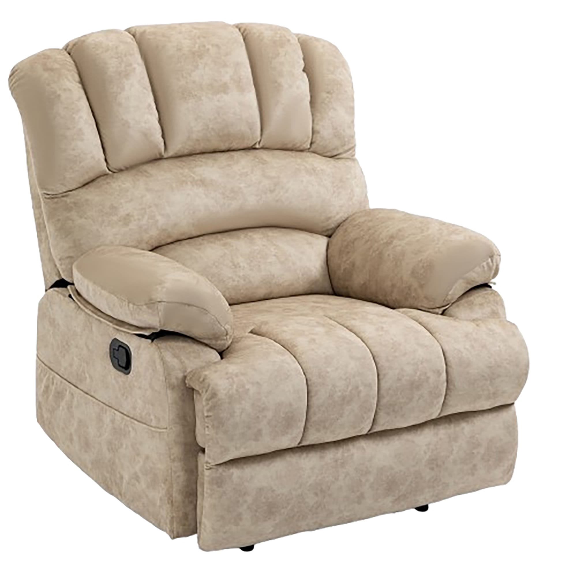 Clihome CL-CO04026 Beige Polyester Upholstered Recliner with Lift Assistance