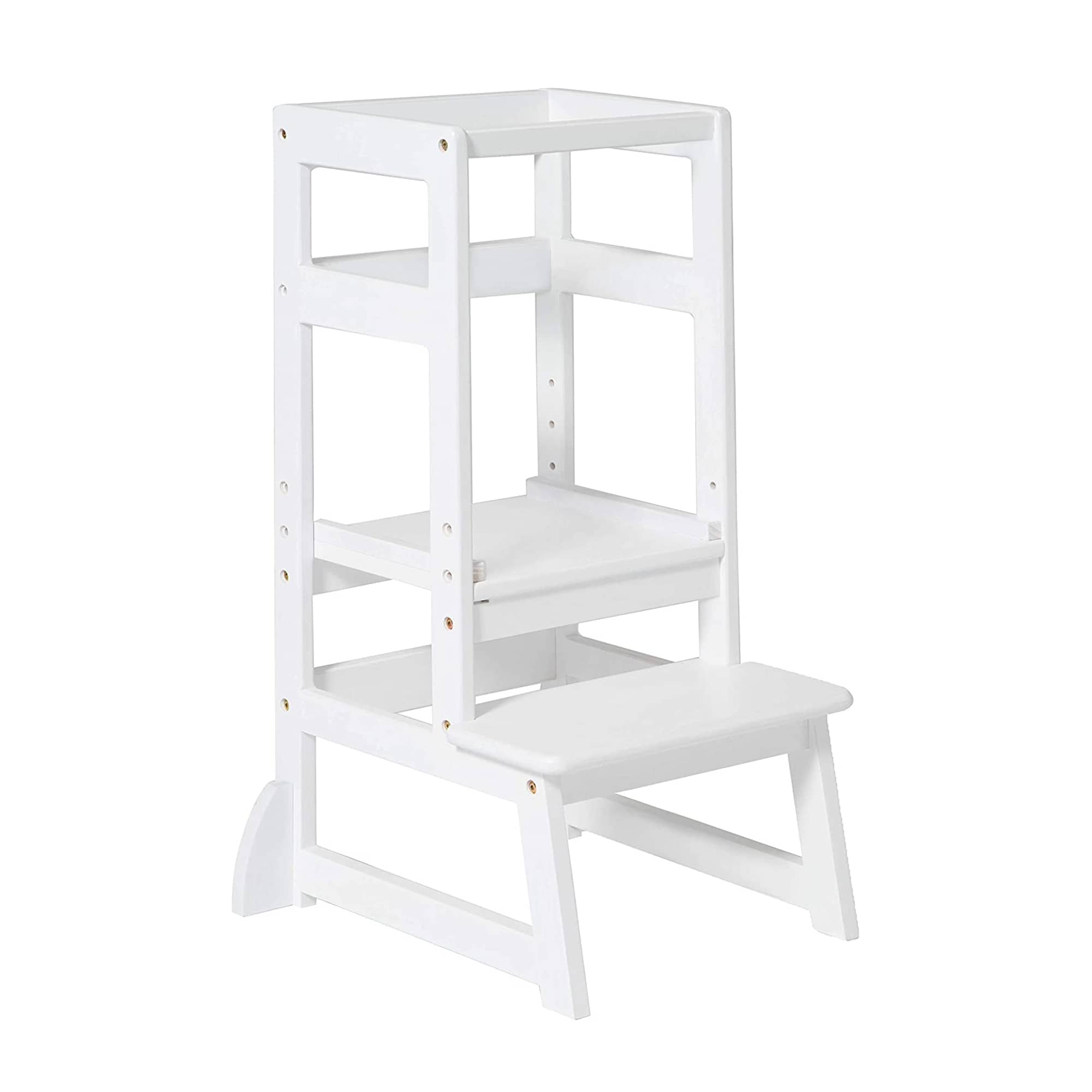 SDADI 249258 35.4-in White Kids High Chair