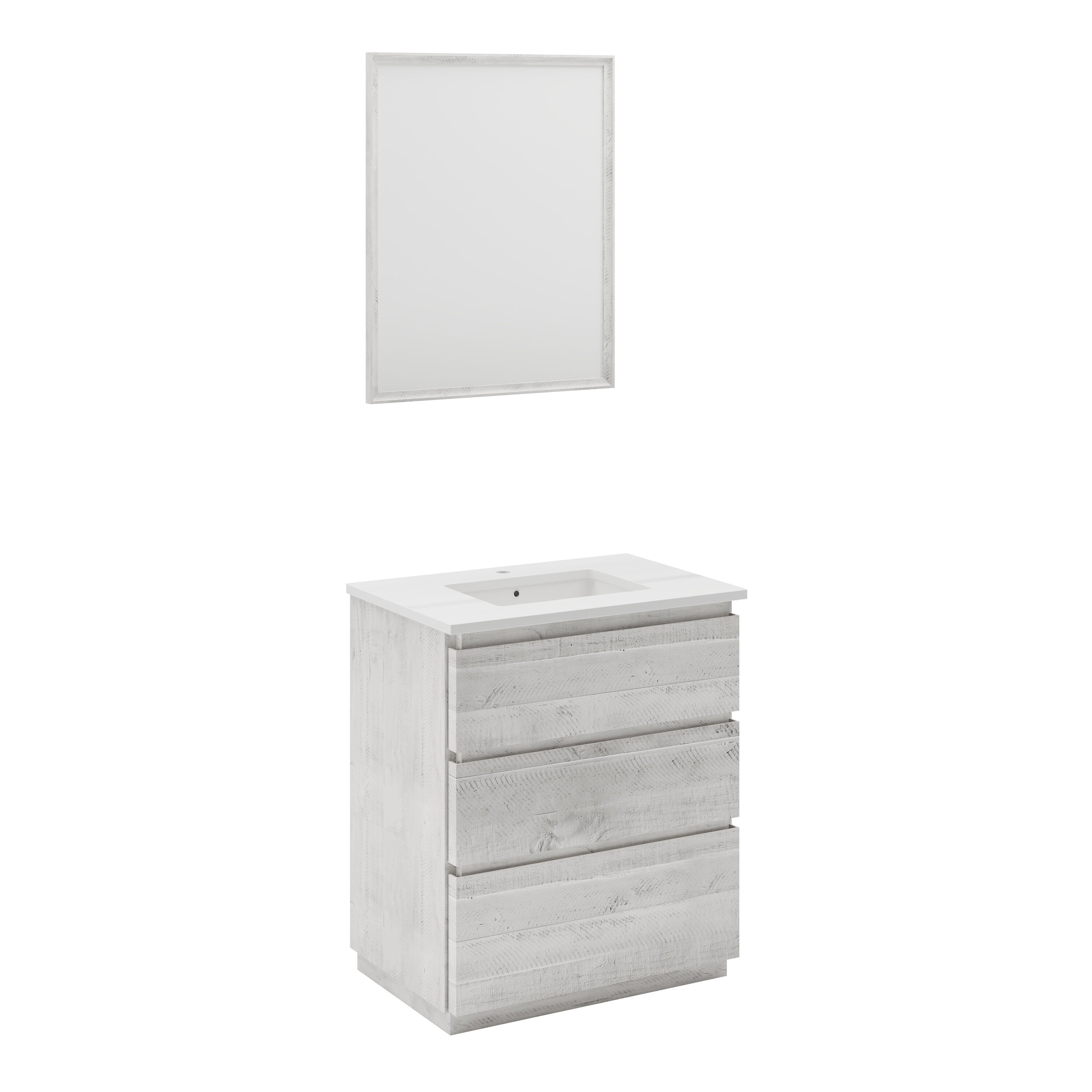 Fresca FVN3130RWH-FC Bath-Vanity-Combo - View #2