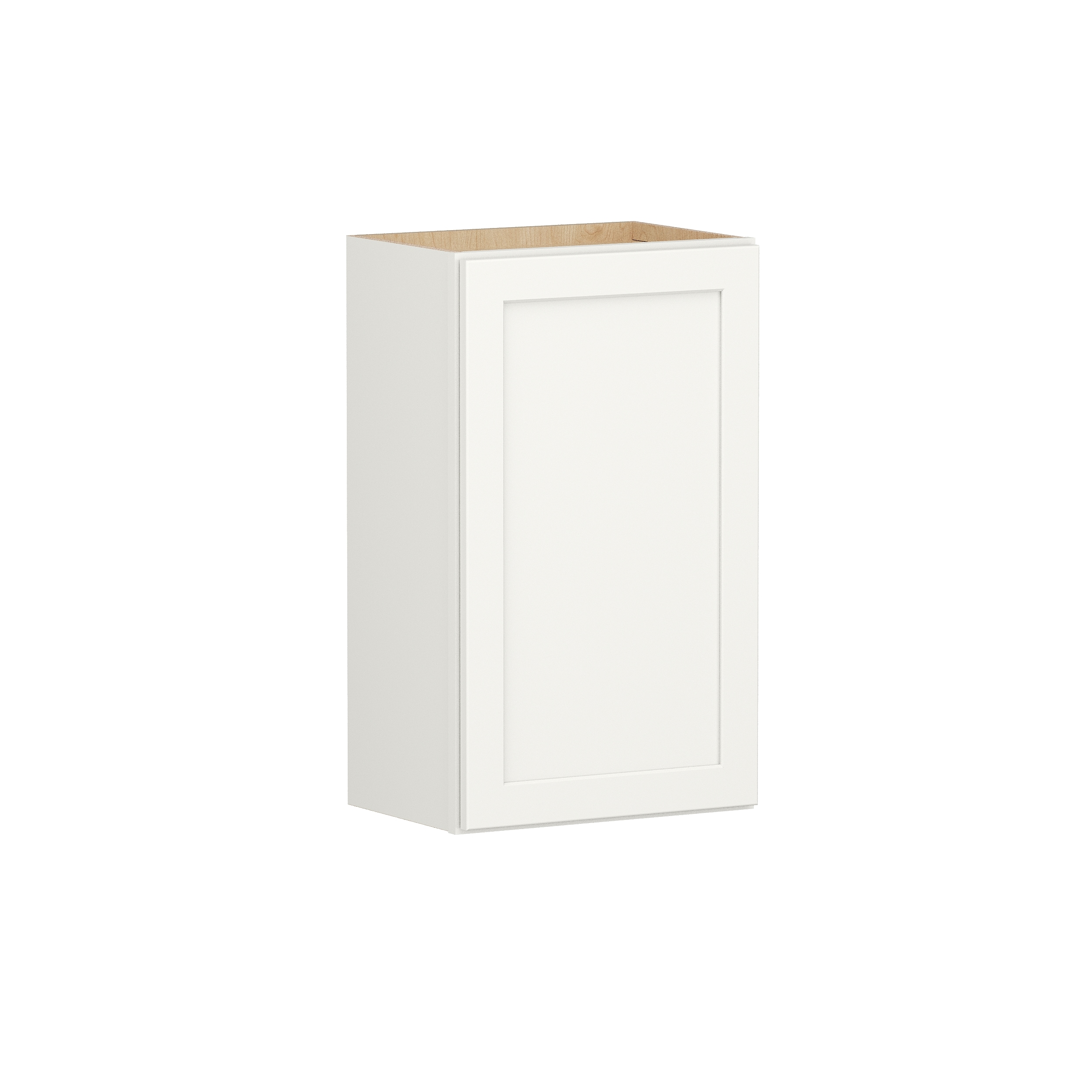 Shenandoah PRO Express SPE 90MPS-1180 Breckenridge 18-in W x 30.125-in H x 12-in D Linen Full Overlay Wall Fully assembled Plywood Cabinet (Recessed Panel Shaker)